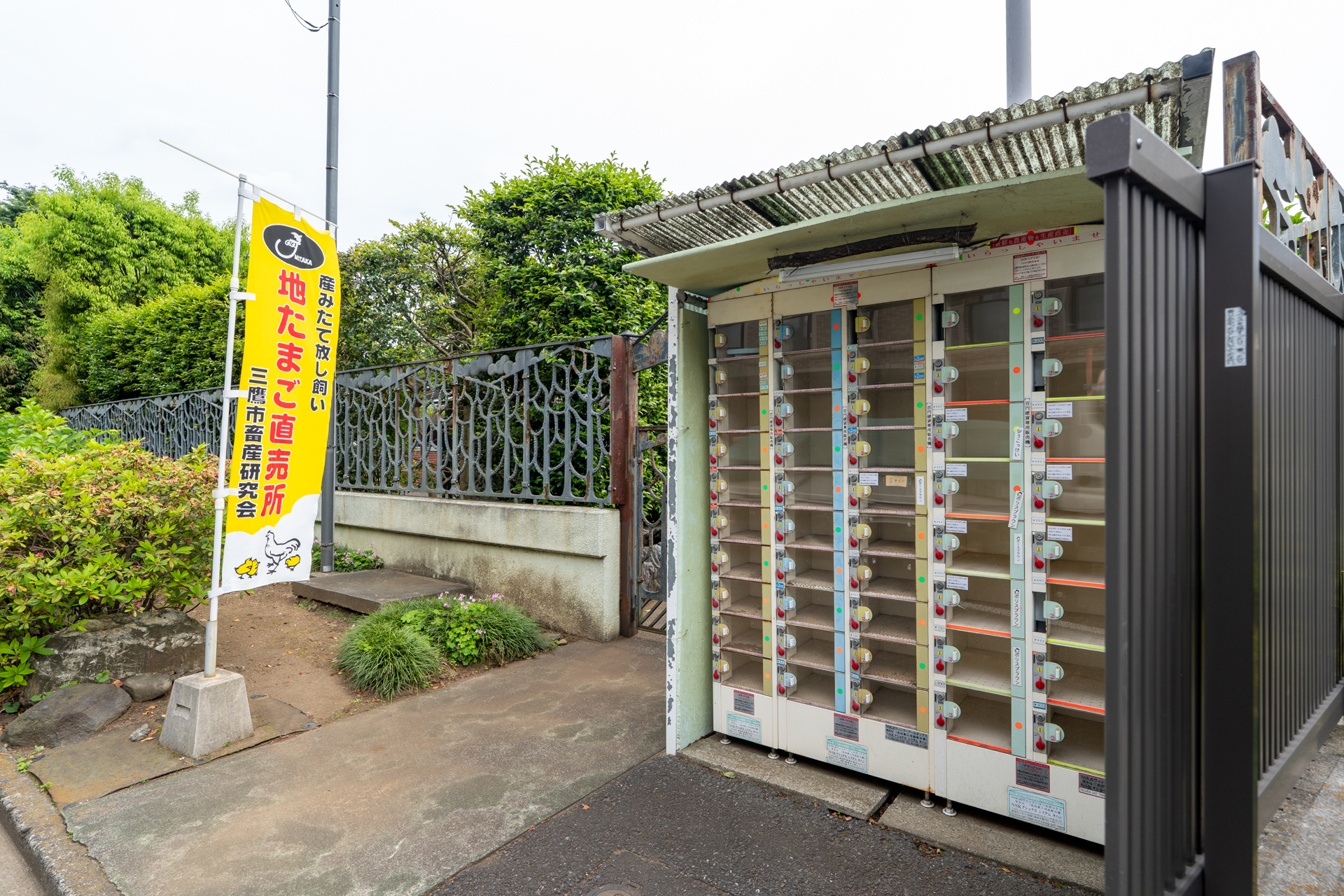 マンションの向かいには地たまご直売所も！