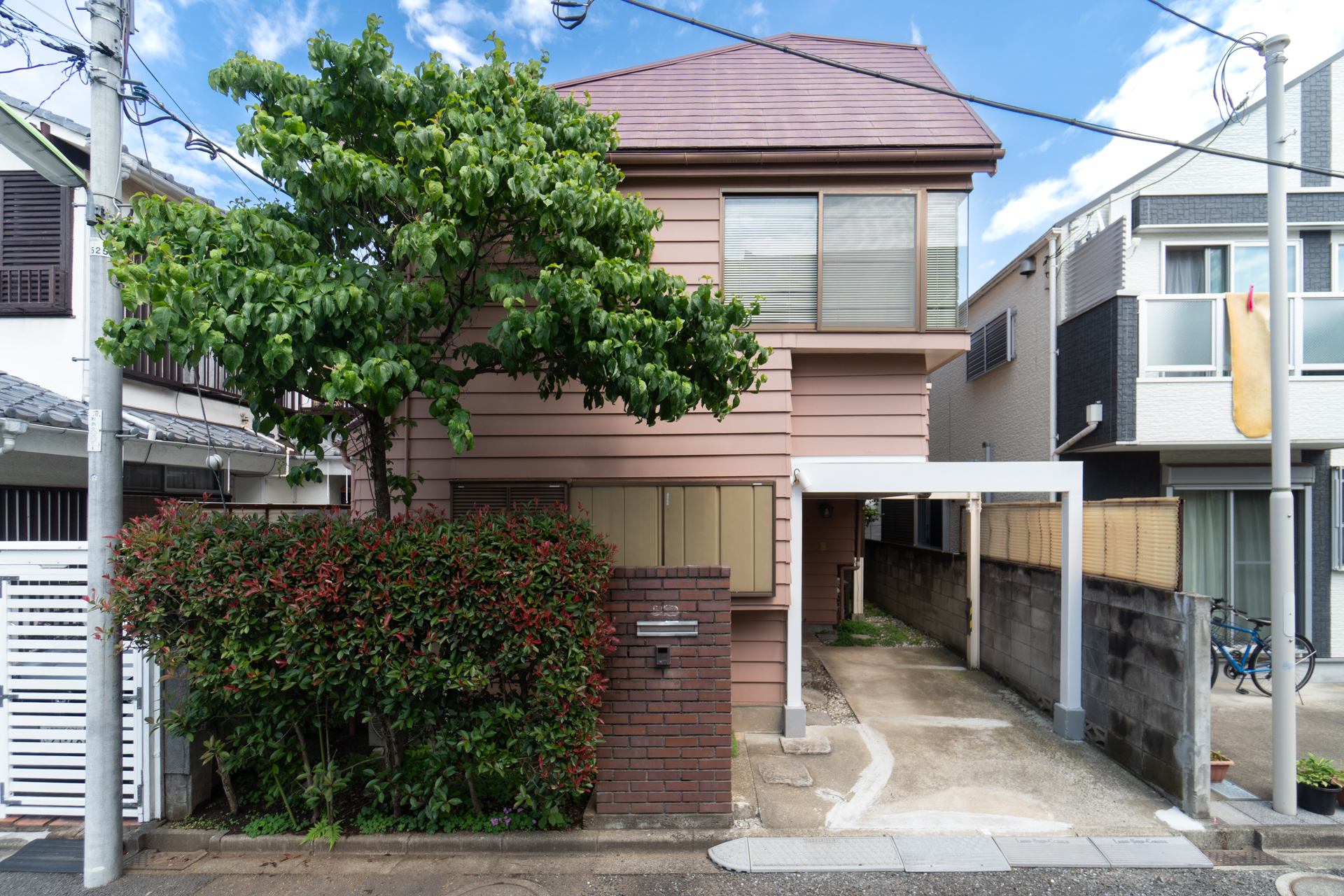 屋根裏部屋の有る三世代住宅