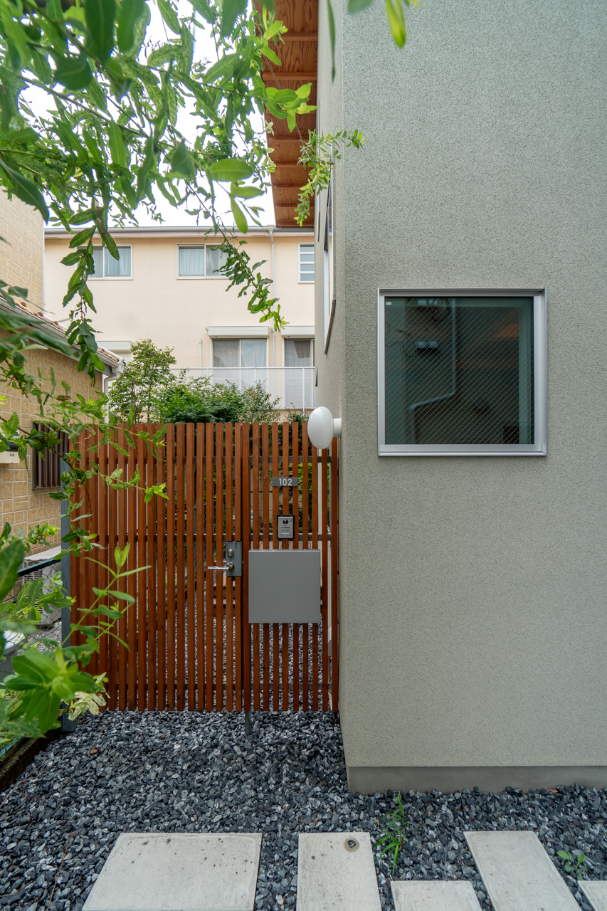 門があり戸建てに住んでいるような感覚