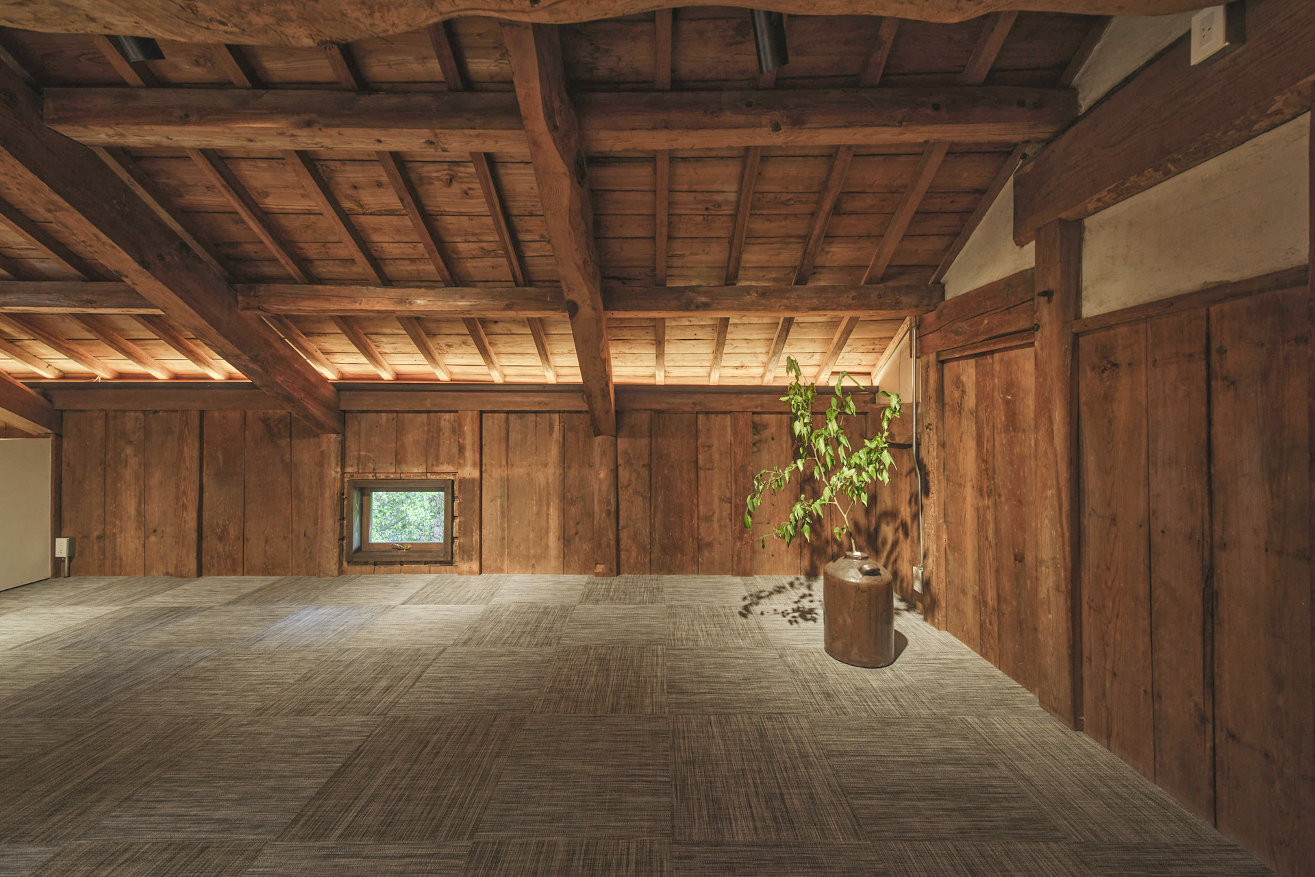 建物の年輪を感じる木材