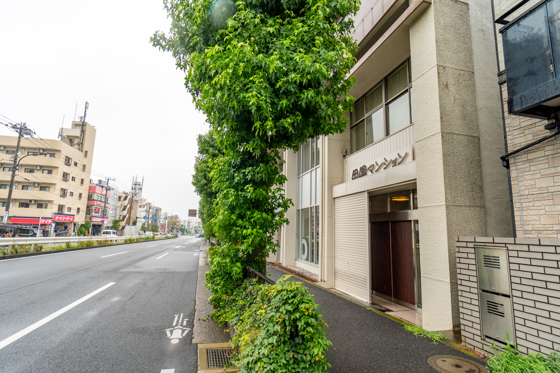 裏側にもう1箇所エントランスがあります