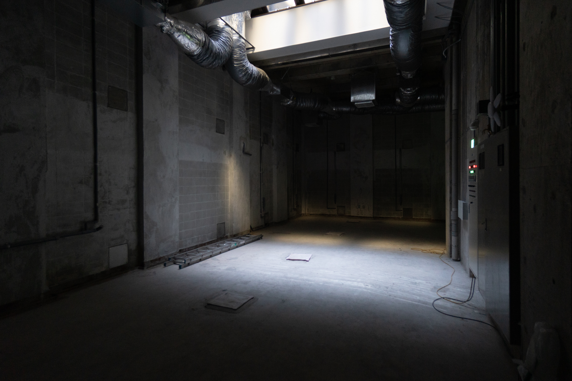 排煙窓からの採光