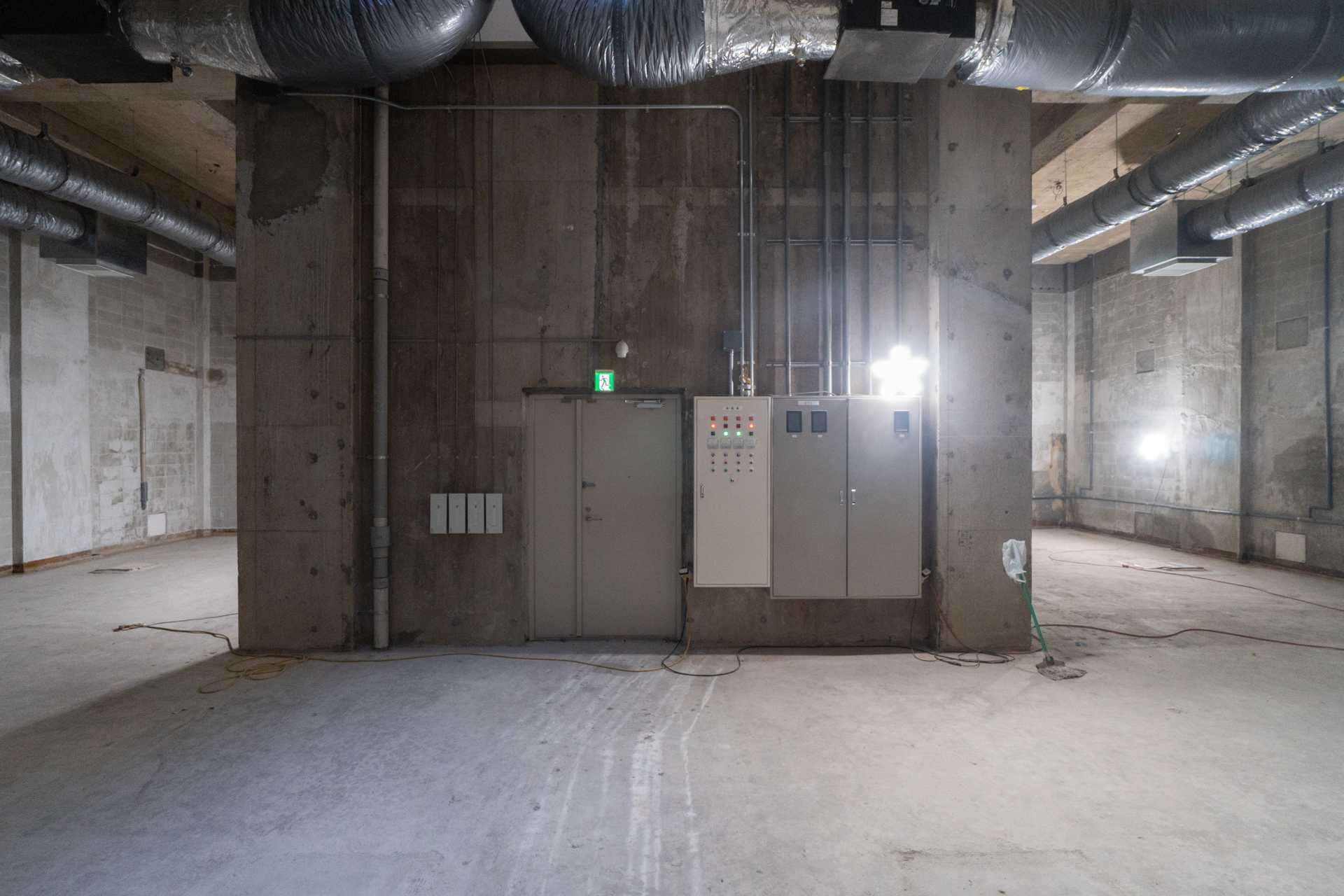 階段室を取り囲むような間取り