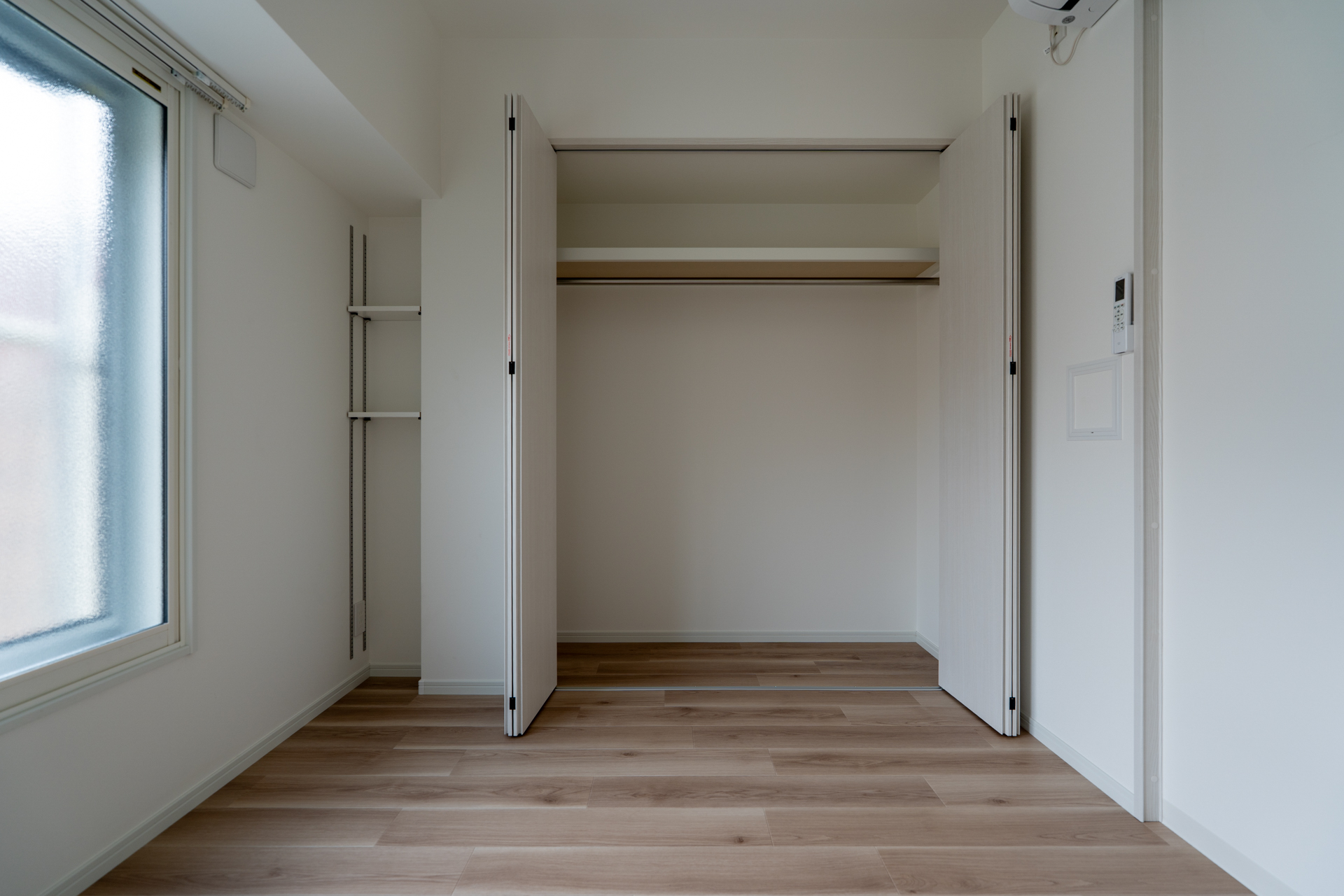 クローゼットサイズも