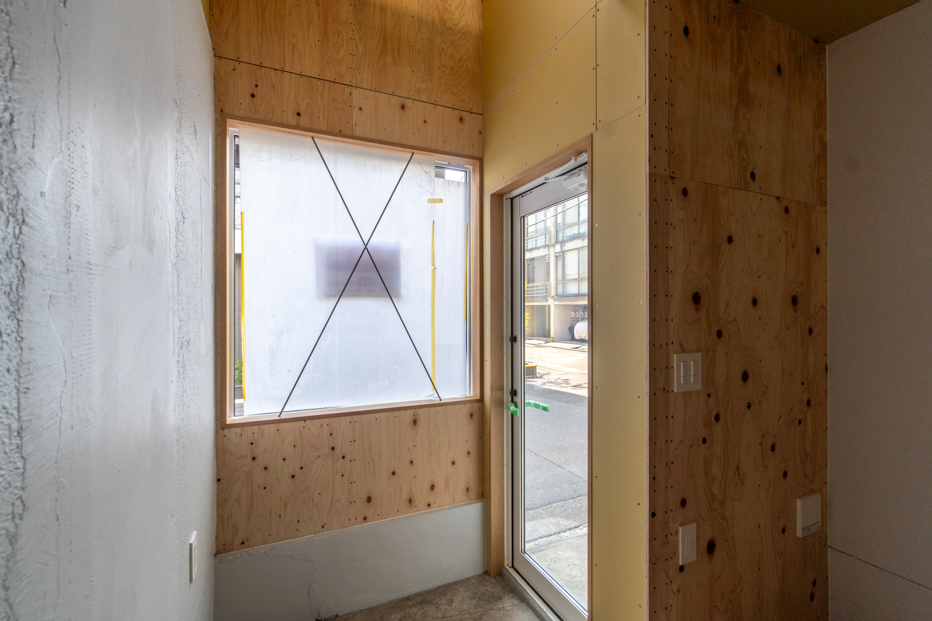 玄関上が吹き抜け