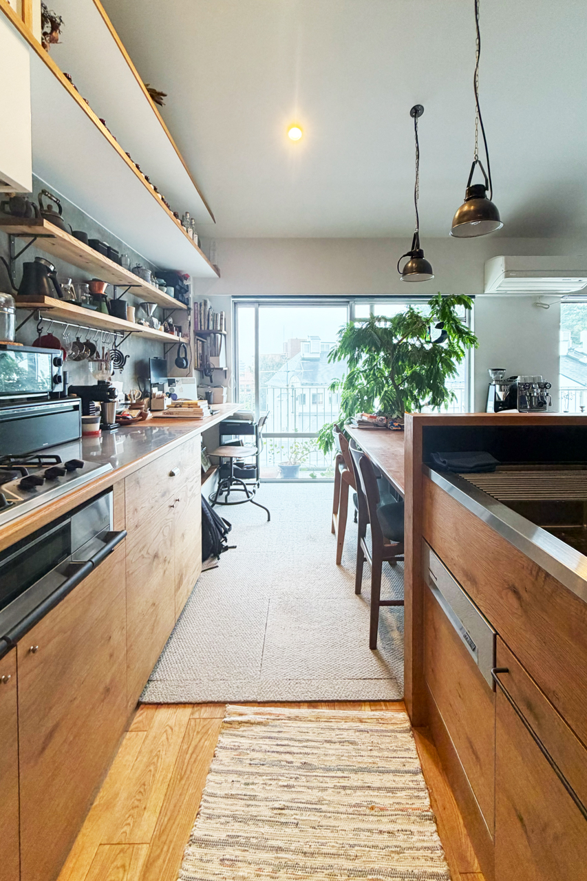 圧巻のオープンキッチン