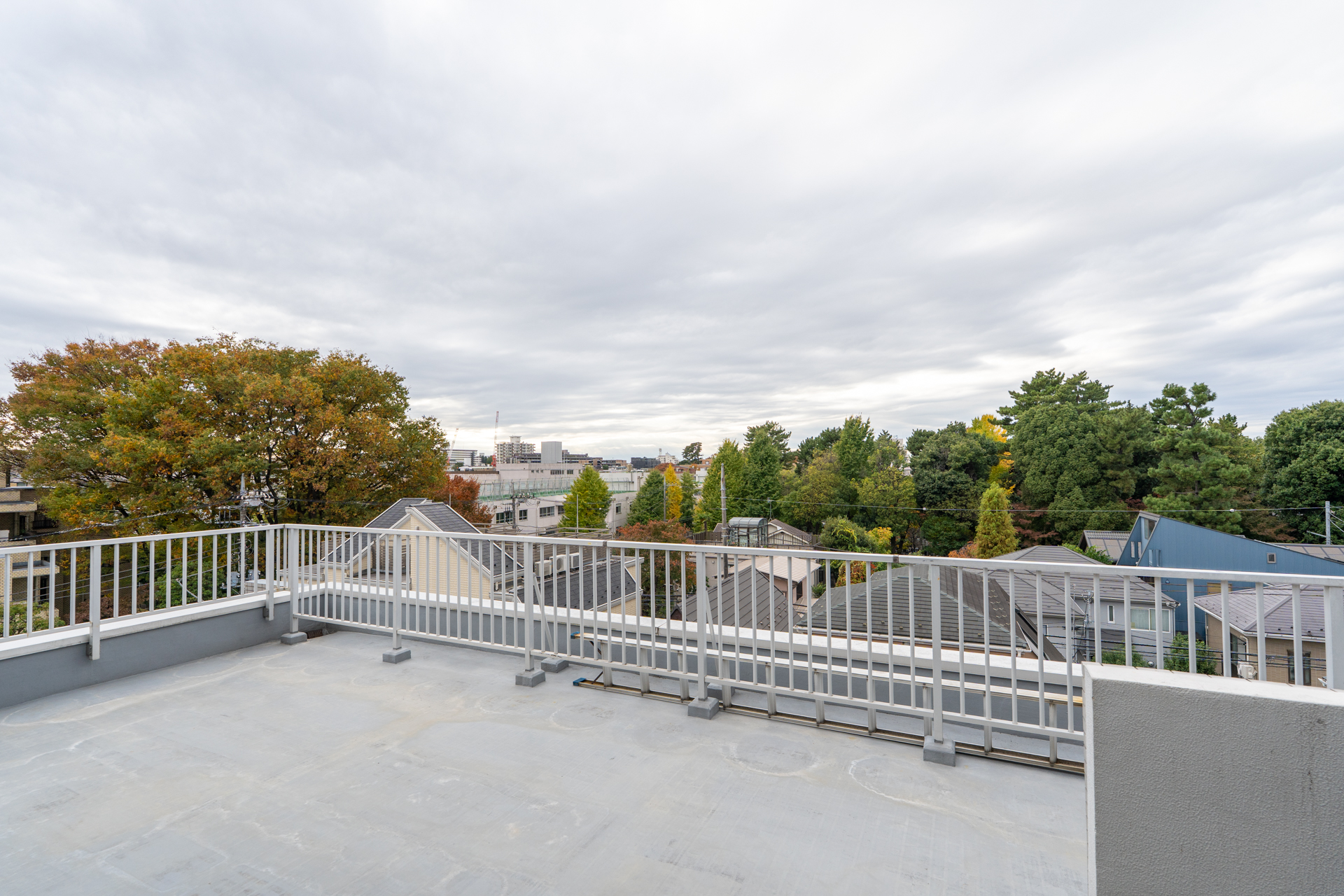 特に東側に緑が多いのはお寺さんがあるから