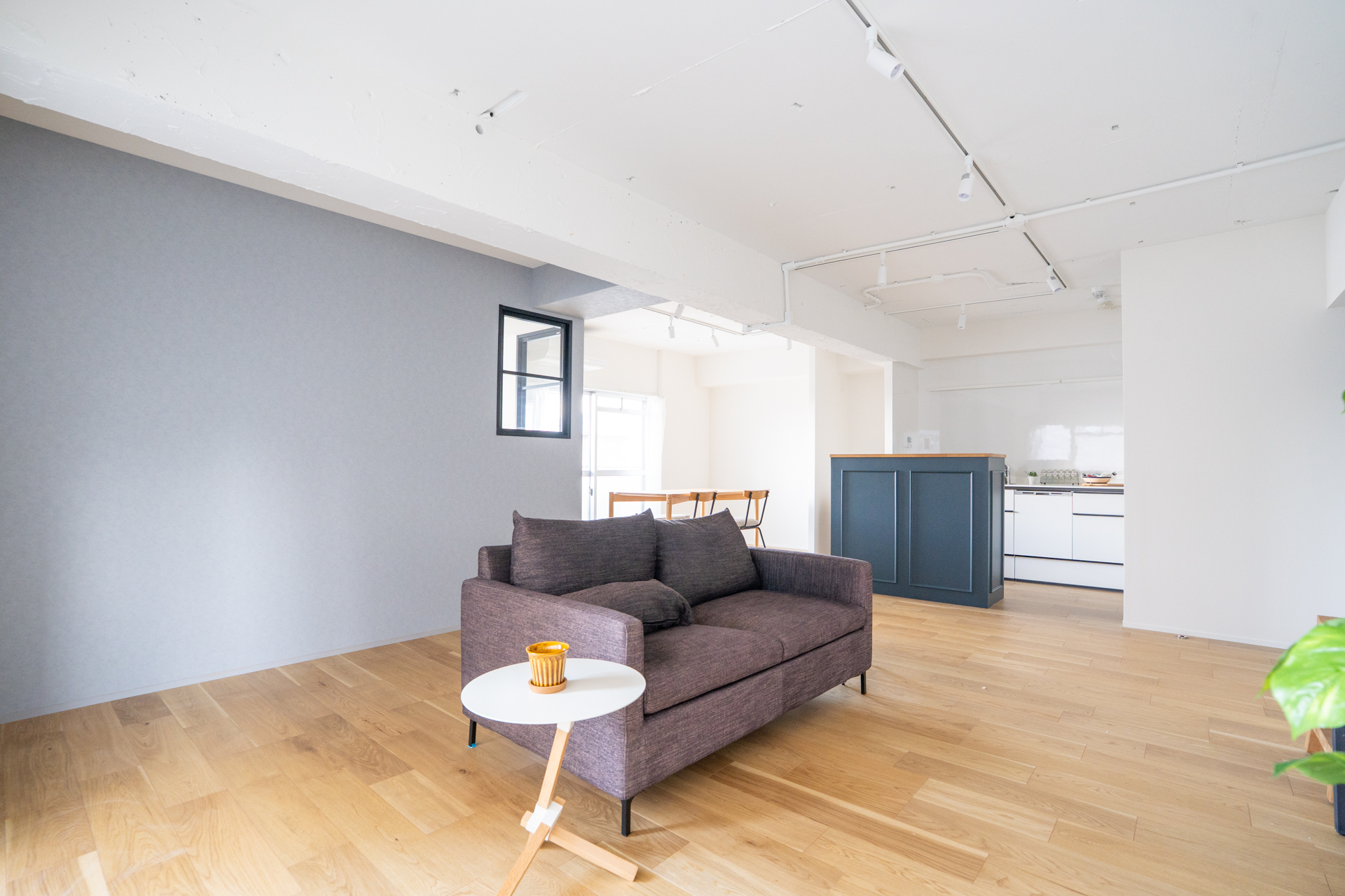 サイズのあるソファセットも置けそう