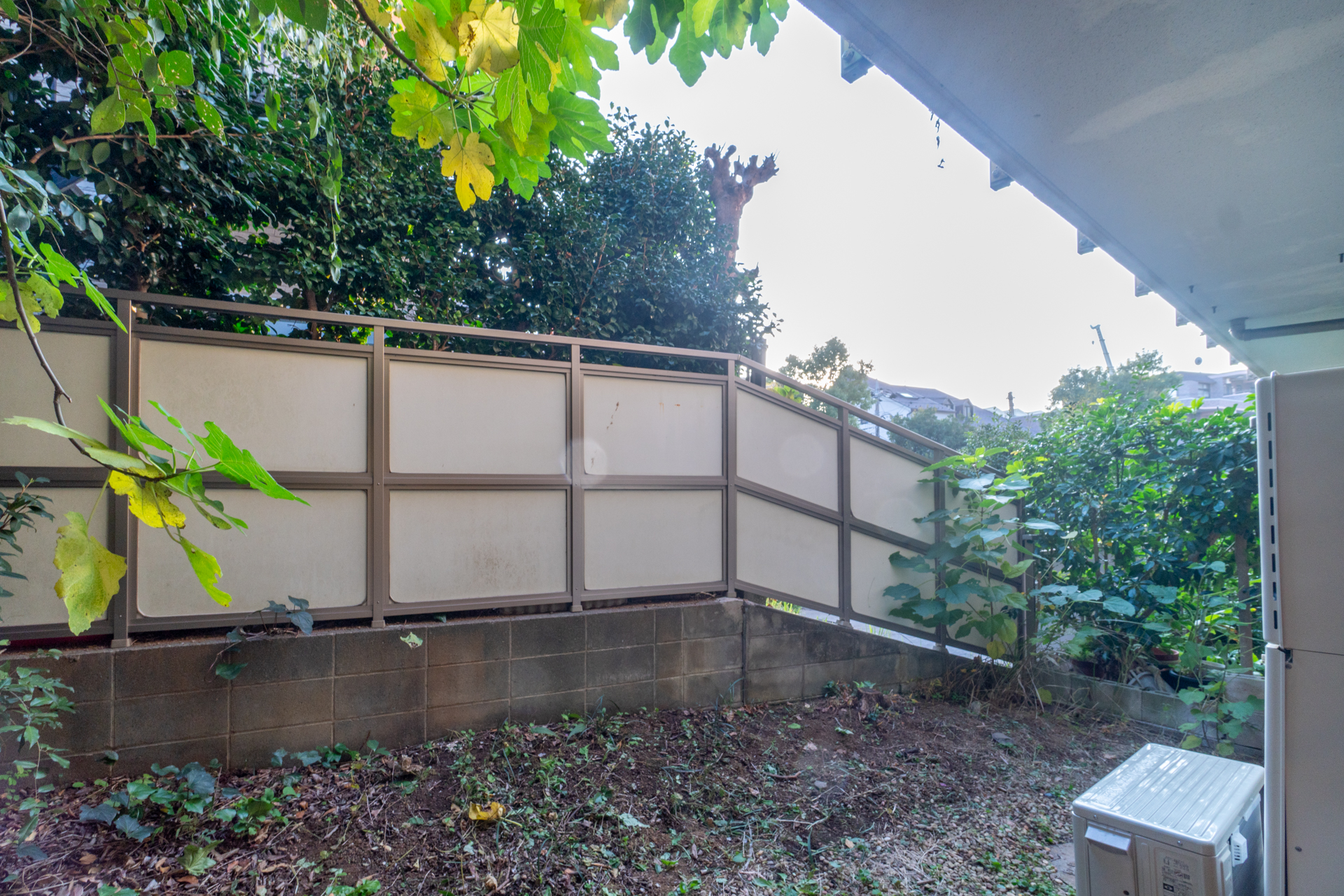 お庭からも空が見える◎