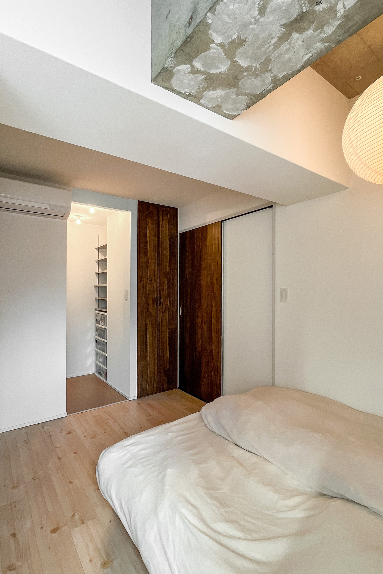 同じ部屋にウォークインクローゼット