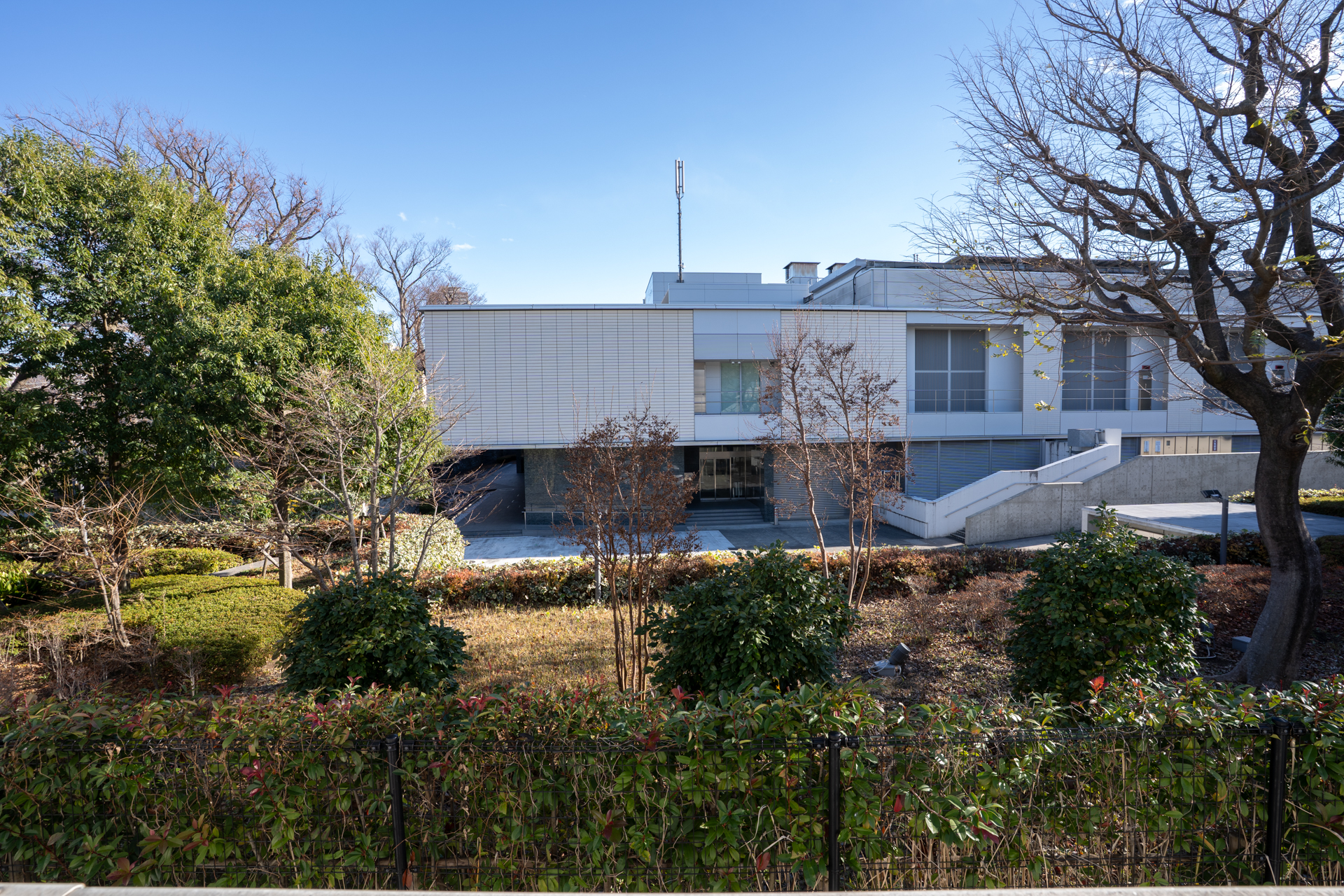 窓外には緑が見えて、外からの視線も気にしないで良さそう