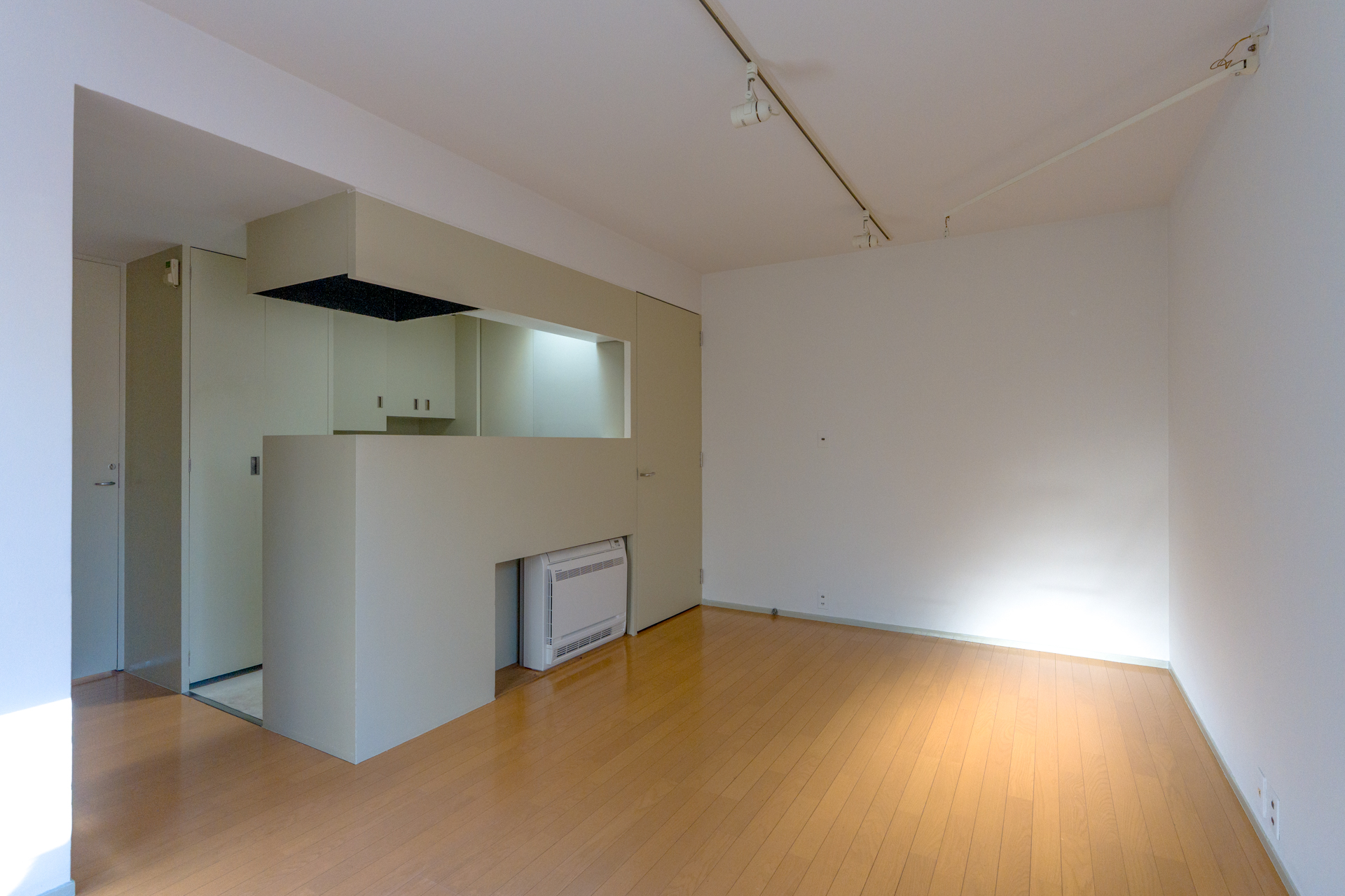 オープンキッチンのリビング