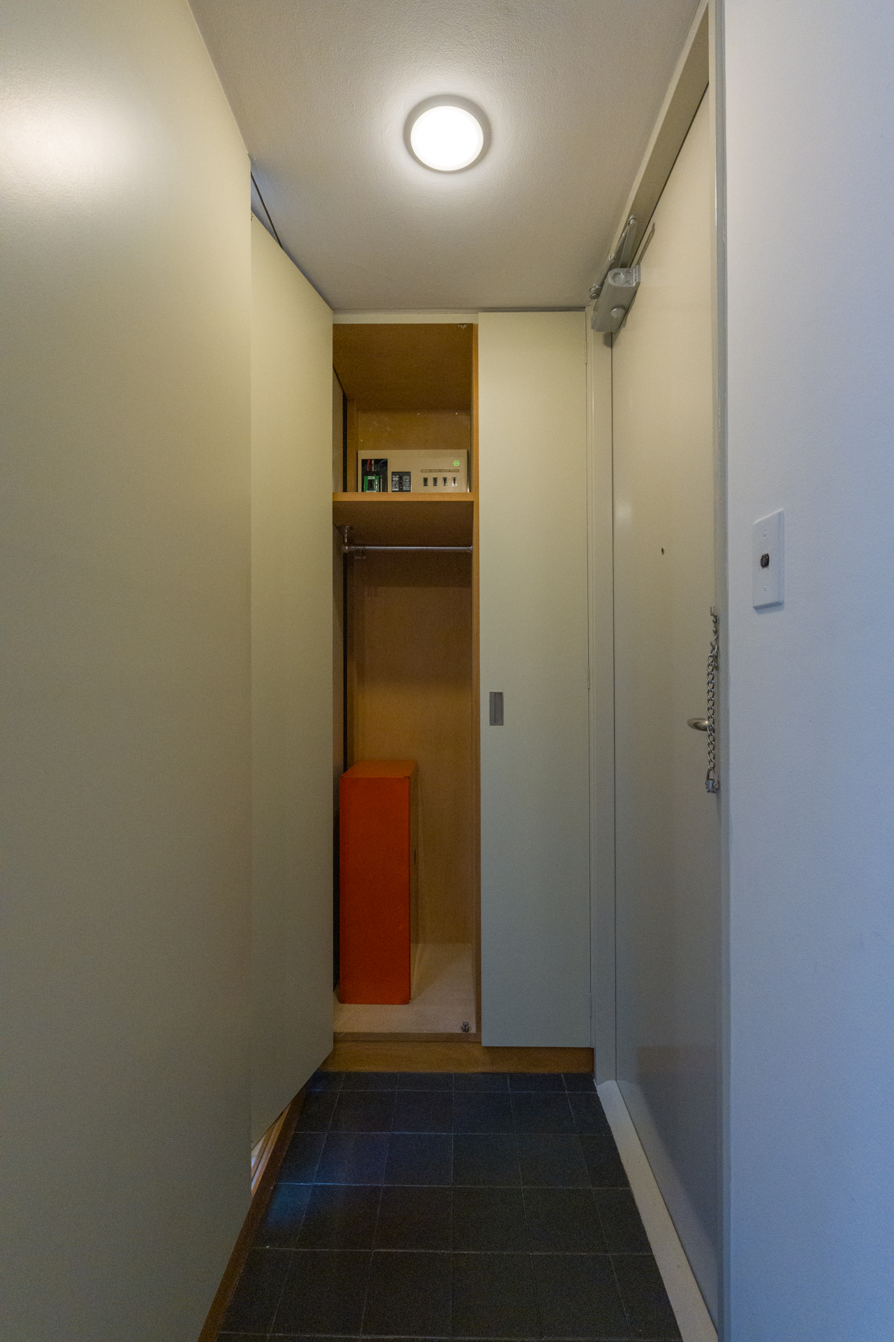 タイルの可愛い玄関