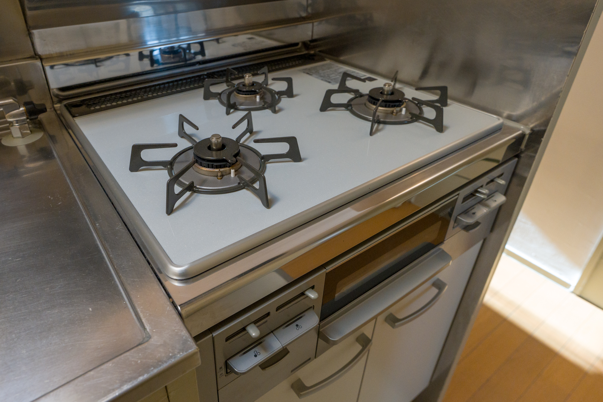 嬉しい3口コンロ