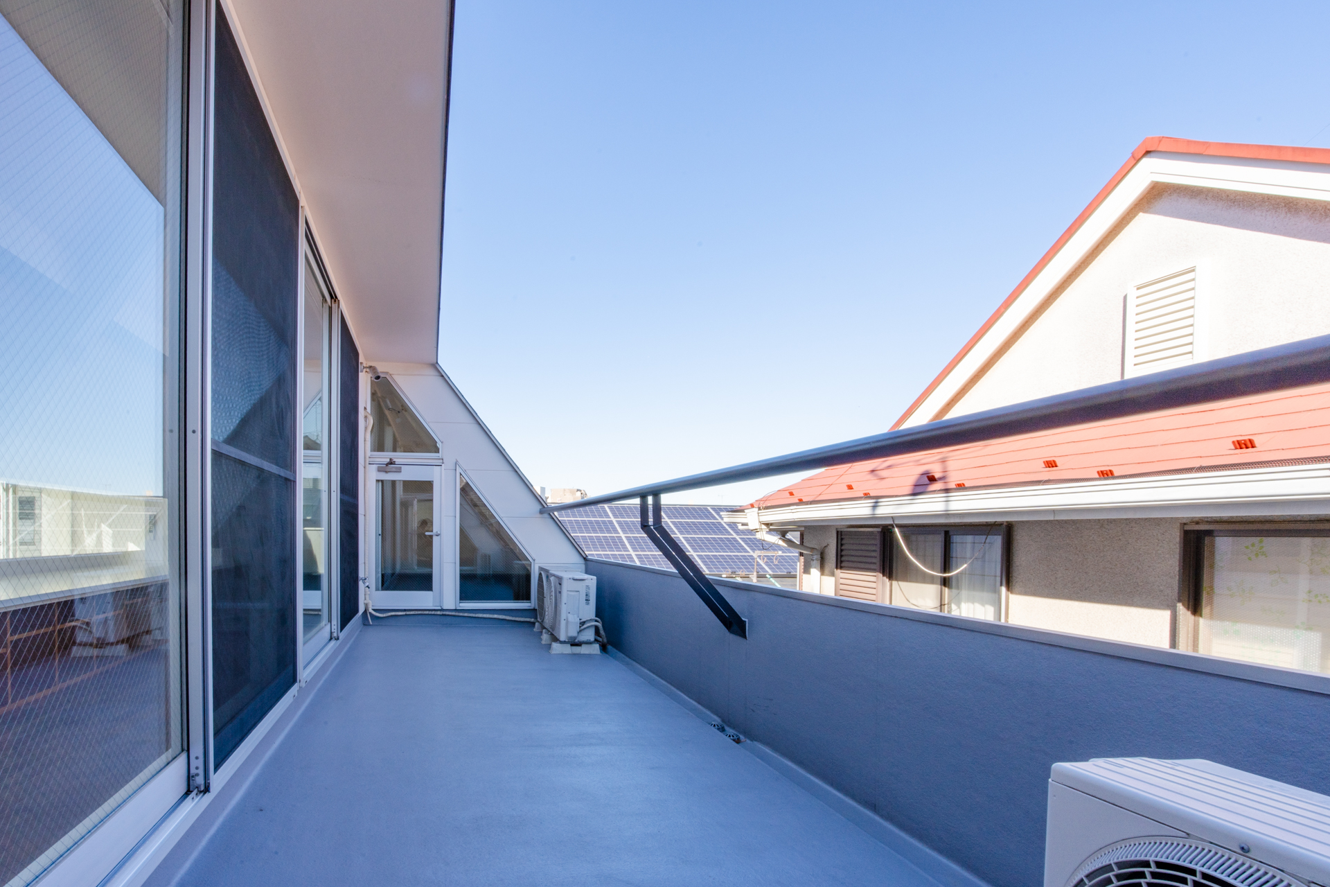 広々バルコニー