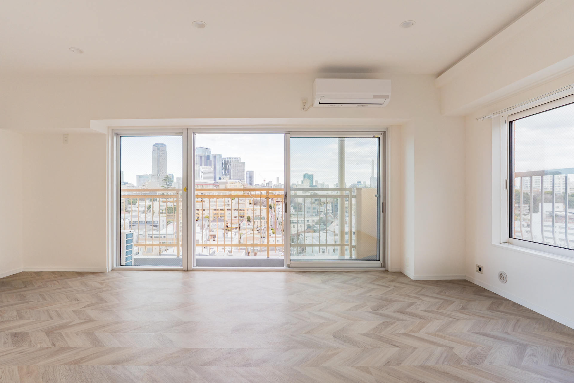 窓から見える景色