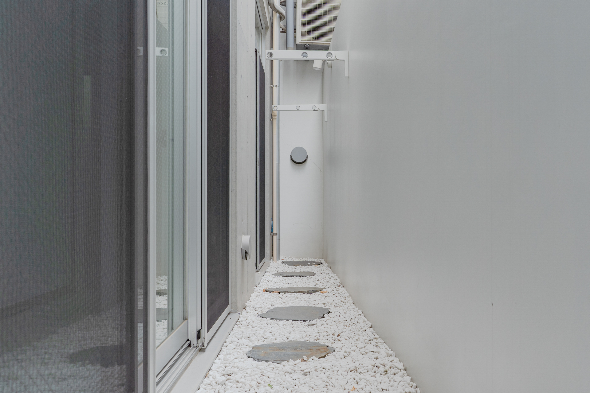 雰囲気のあるドライエリア