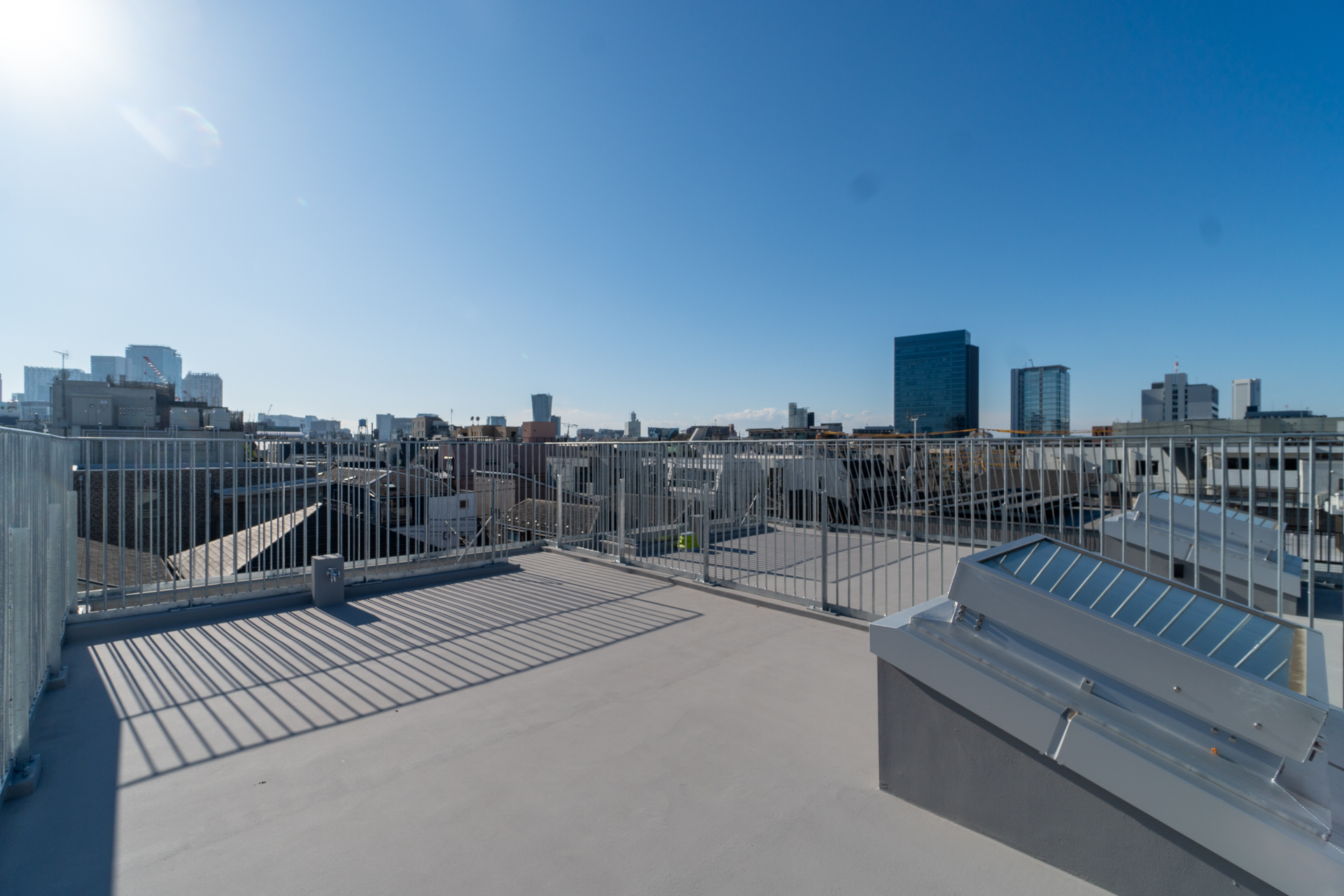 屋上のルーフテラス！