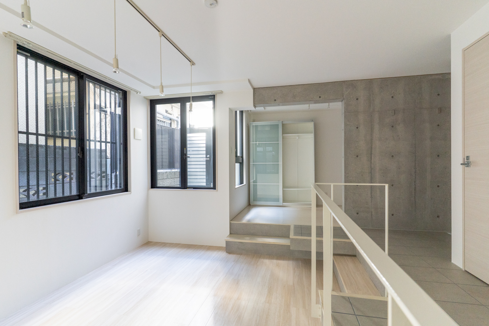 キッチンスペースからの視点