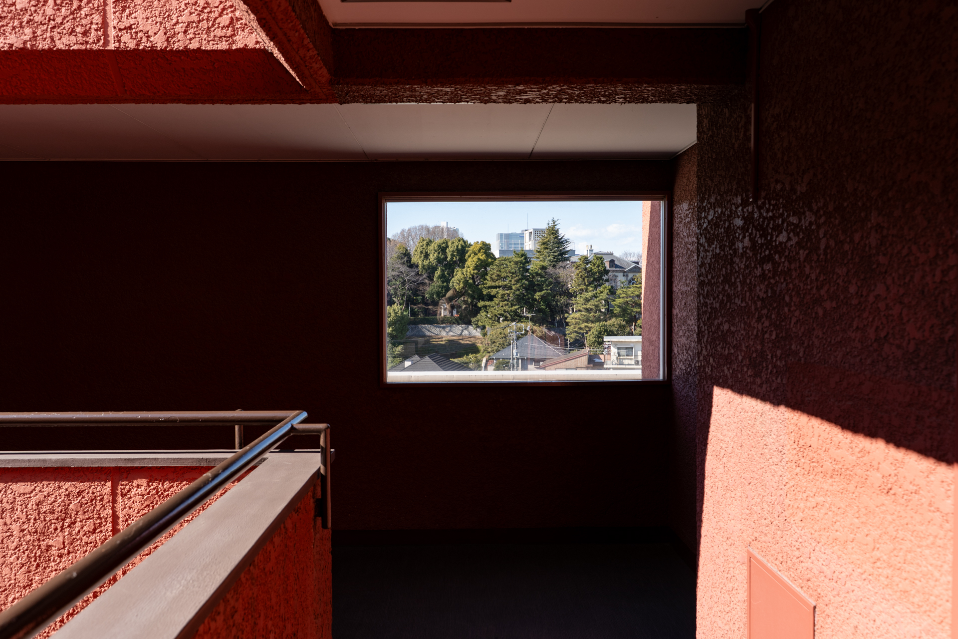 共有スペースから見える景色