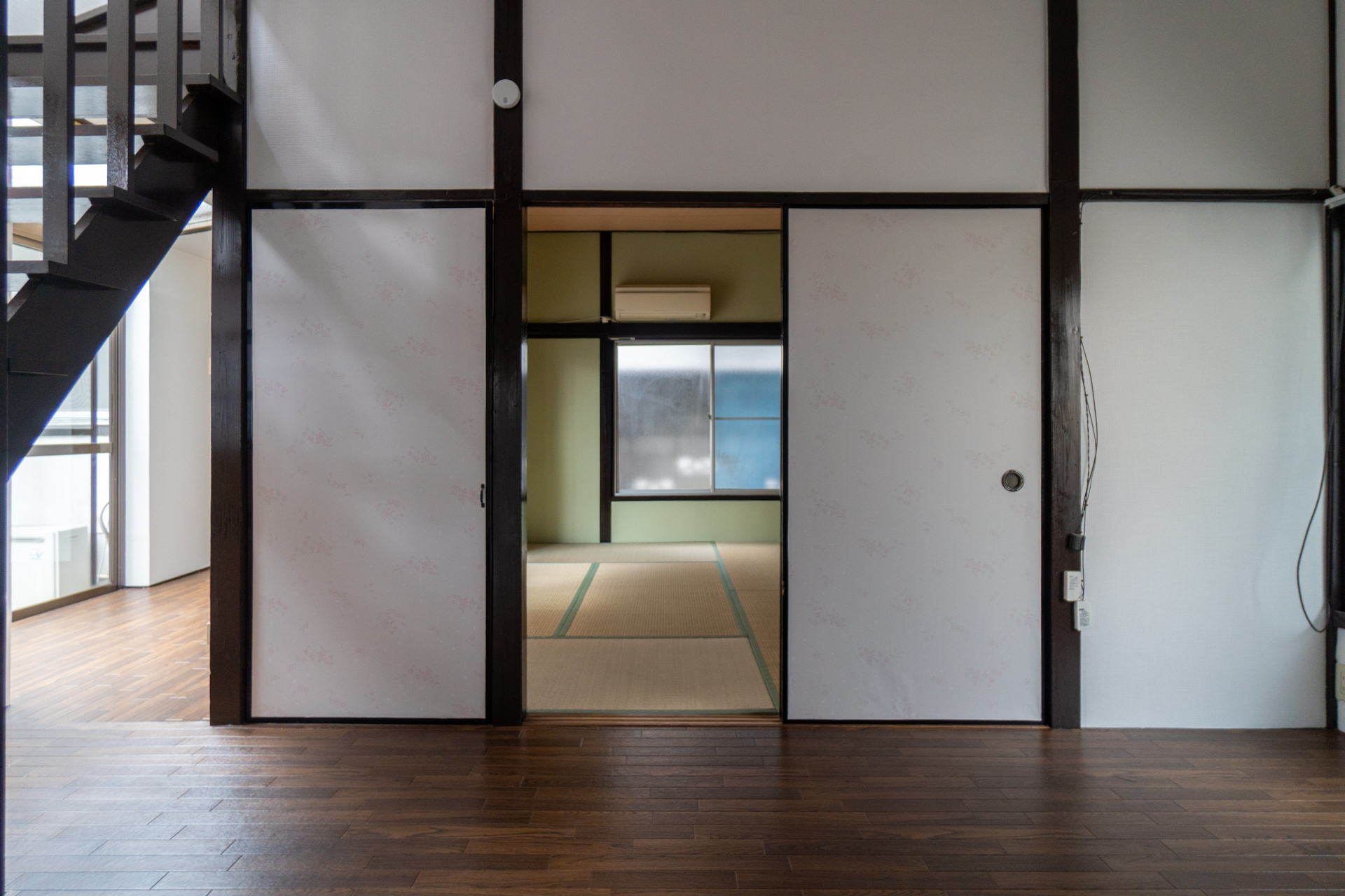 一階のLDKと和室の関係性