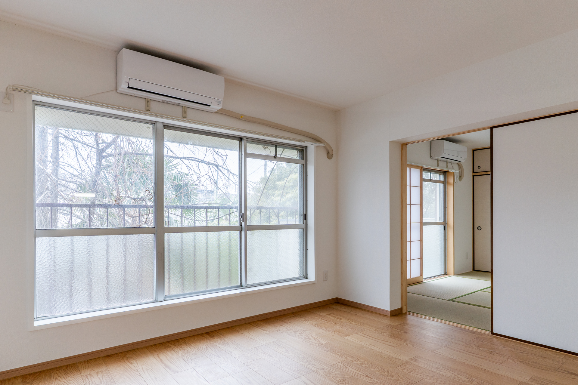 目の前には小さな森