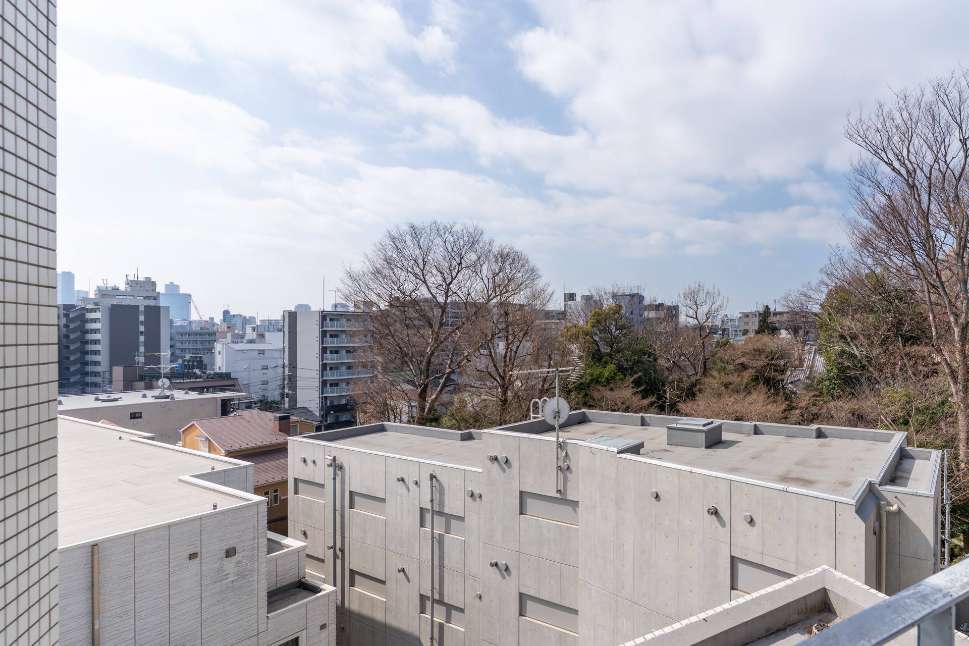 ルーフバルコニーからの景色