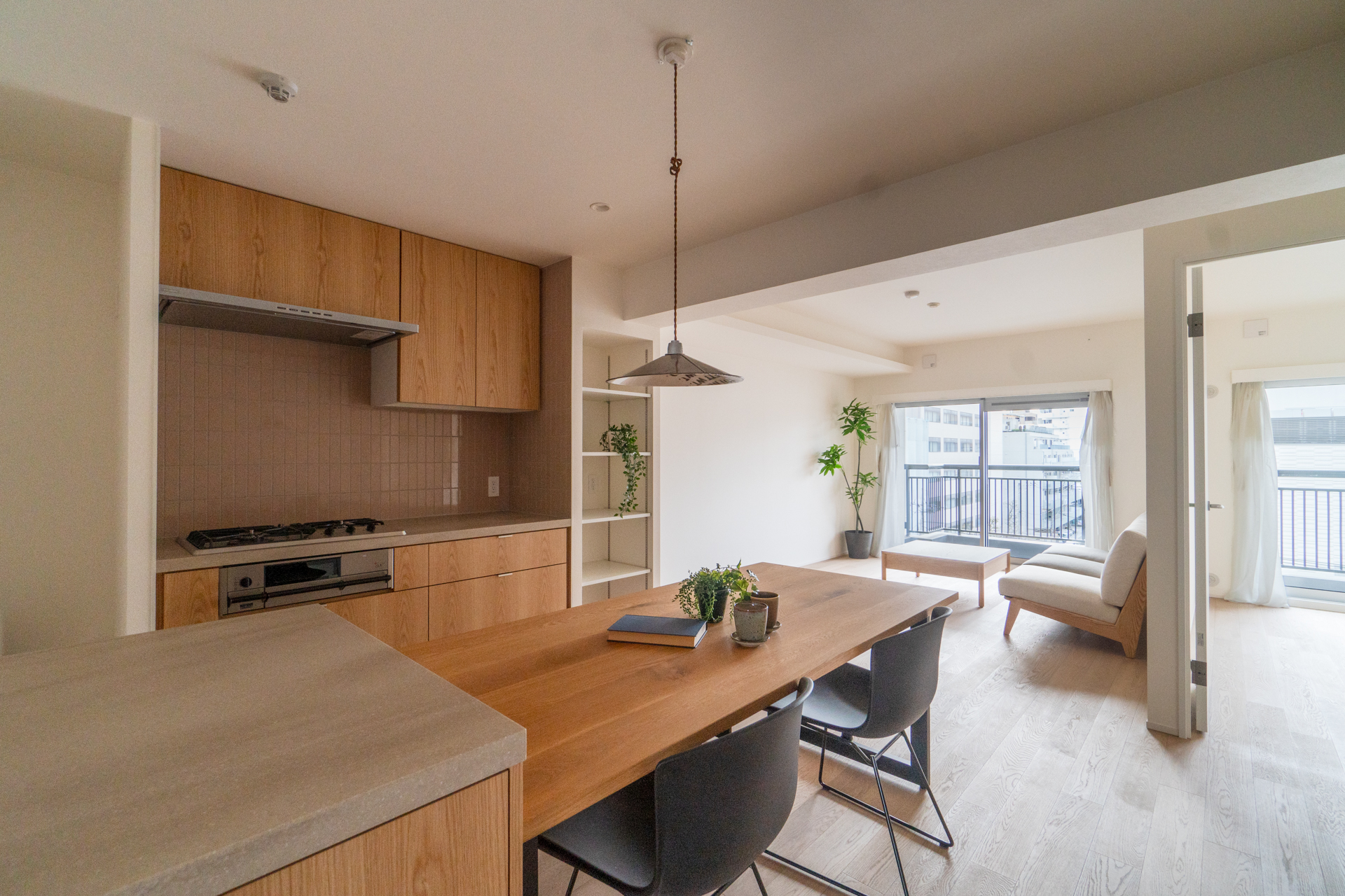 つかず離れずな主役リビング