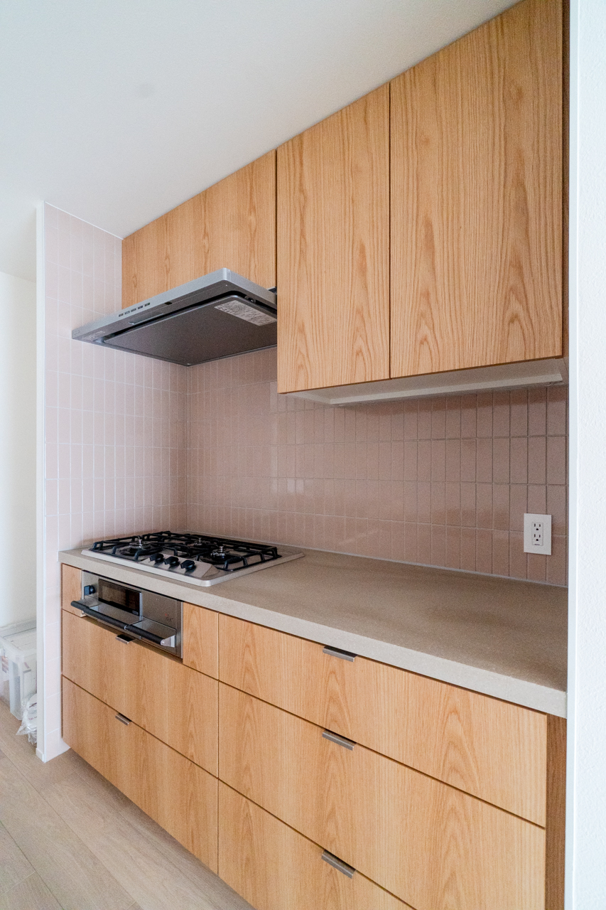 ガス周りが分離されている良デザイン