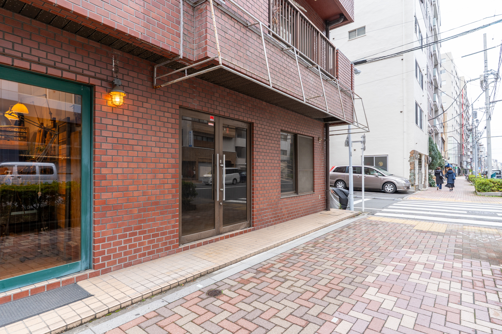 ガラスが効いてくる路面