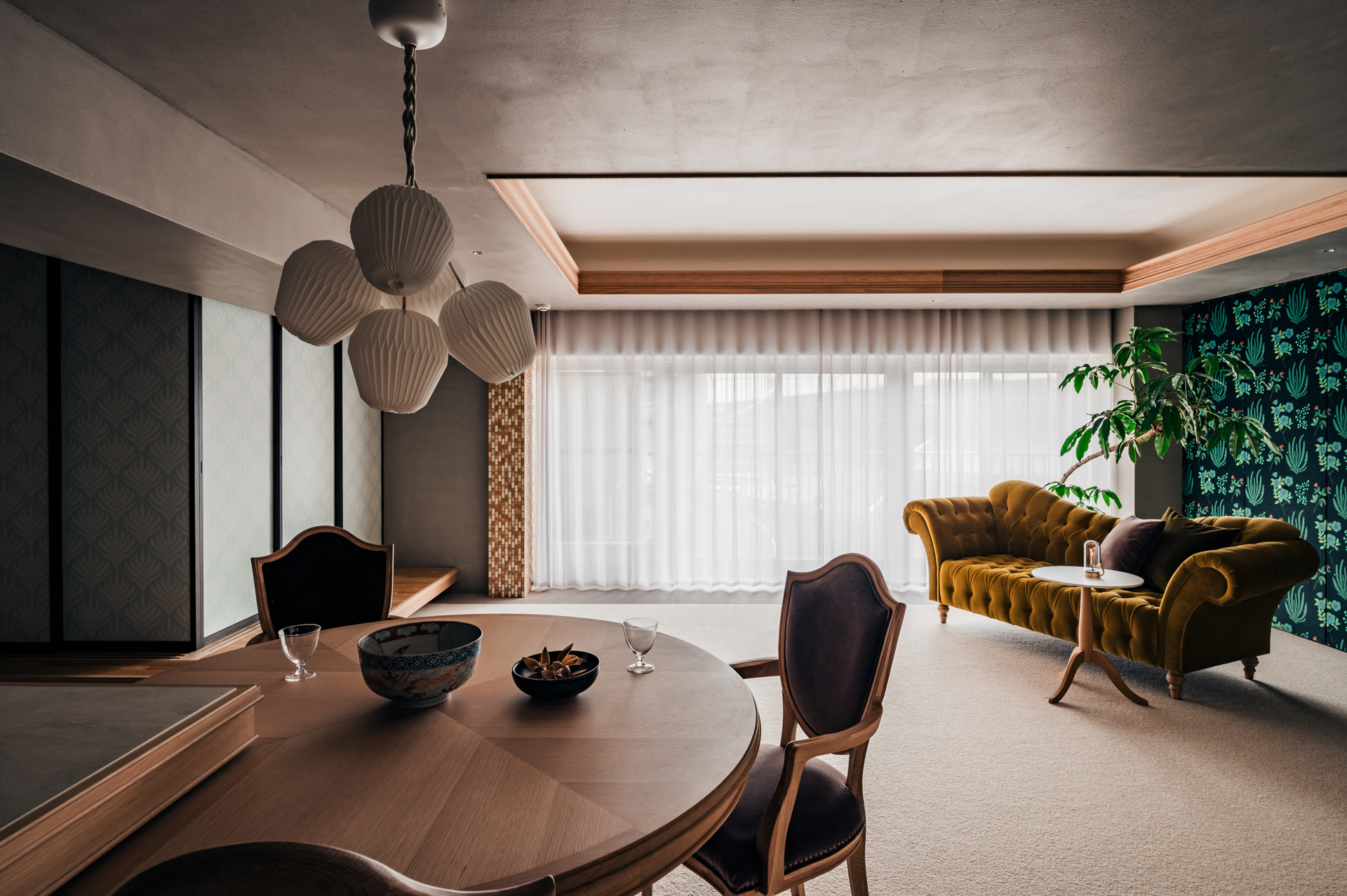 シームレスに溶け合う建築と家具