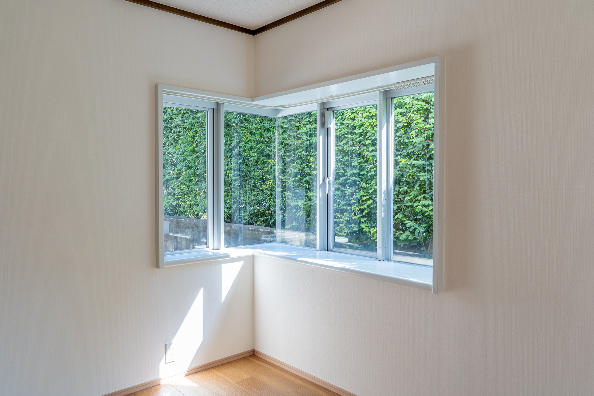 L字型の窓がかわいい