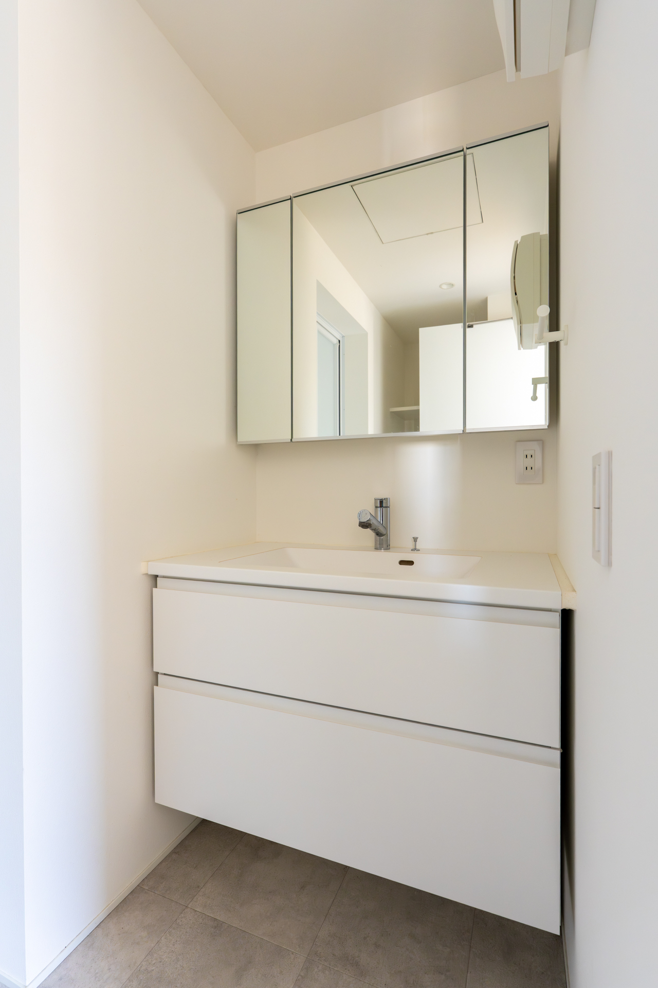 水回りは白で統一