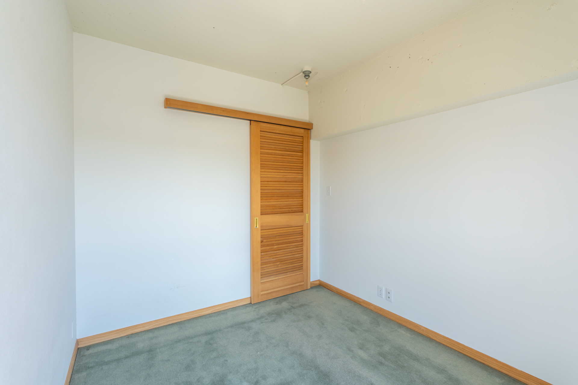 居室奥にあるWICへの扉