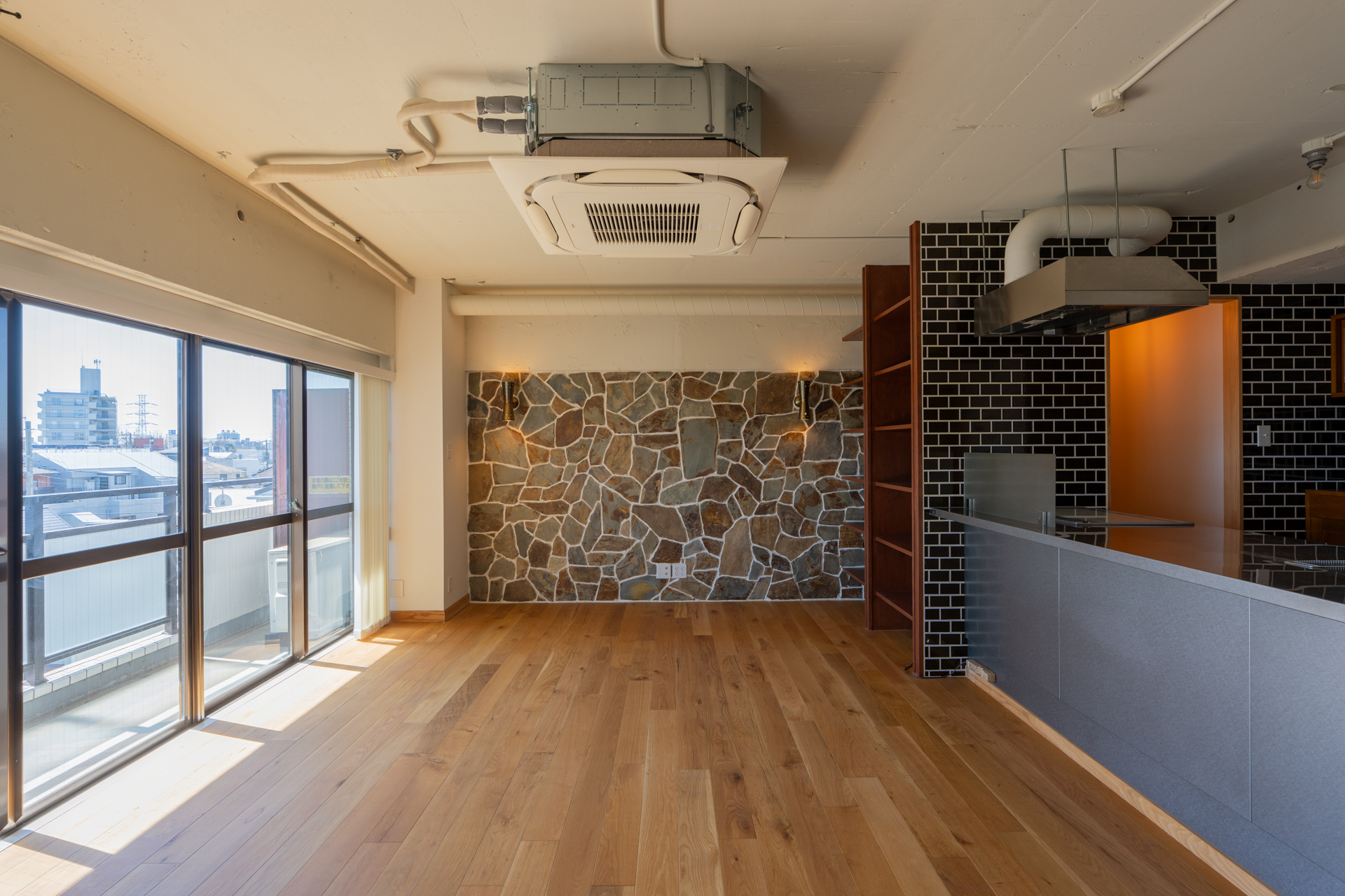 エアコンまで含めてデザインが落ち着く