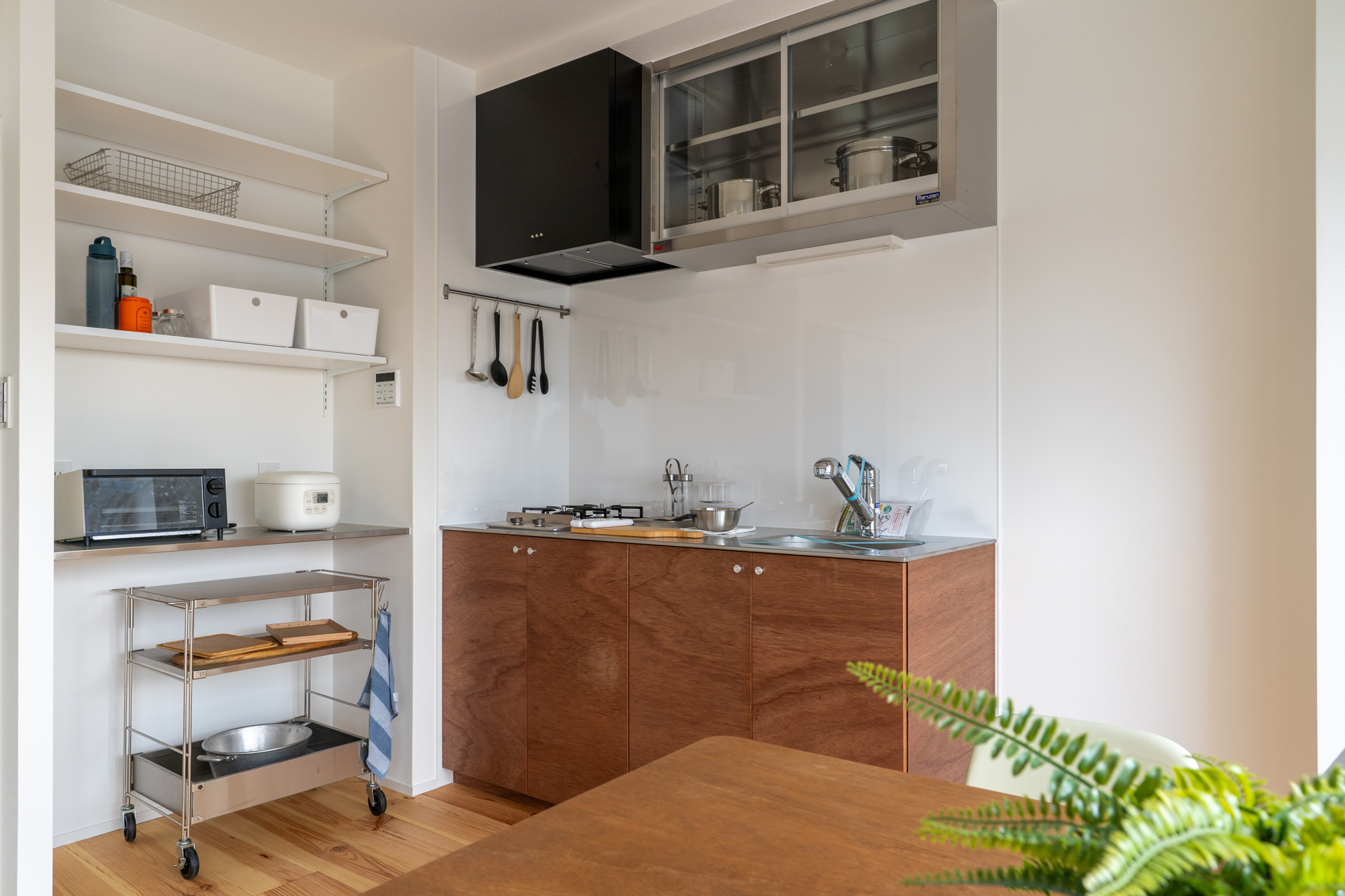 収納もあるキッチンスペース