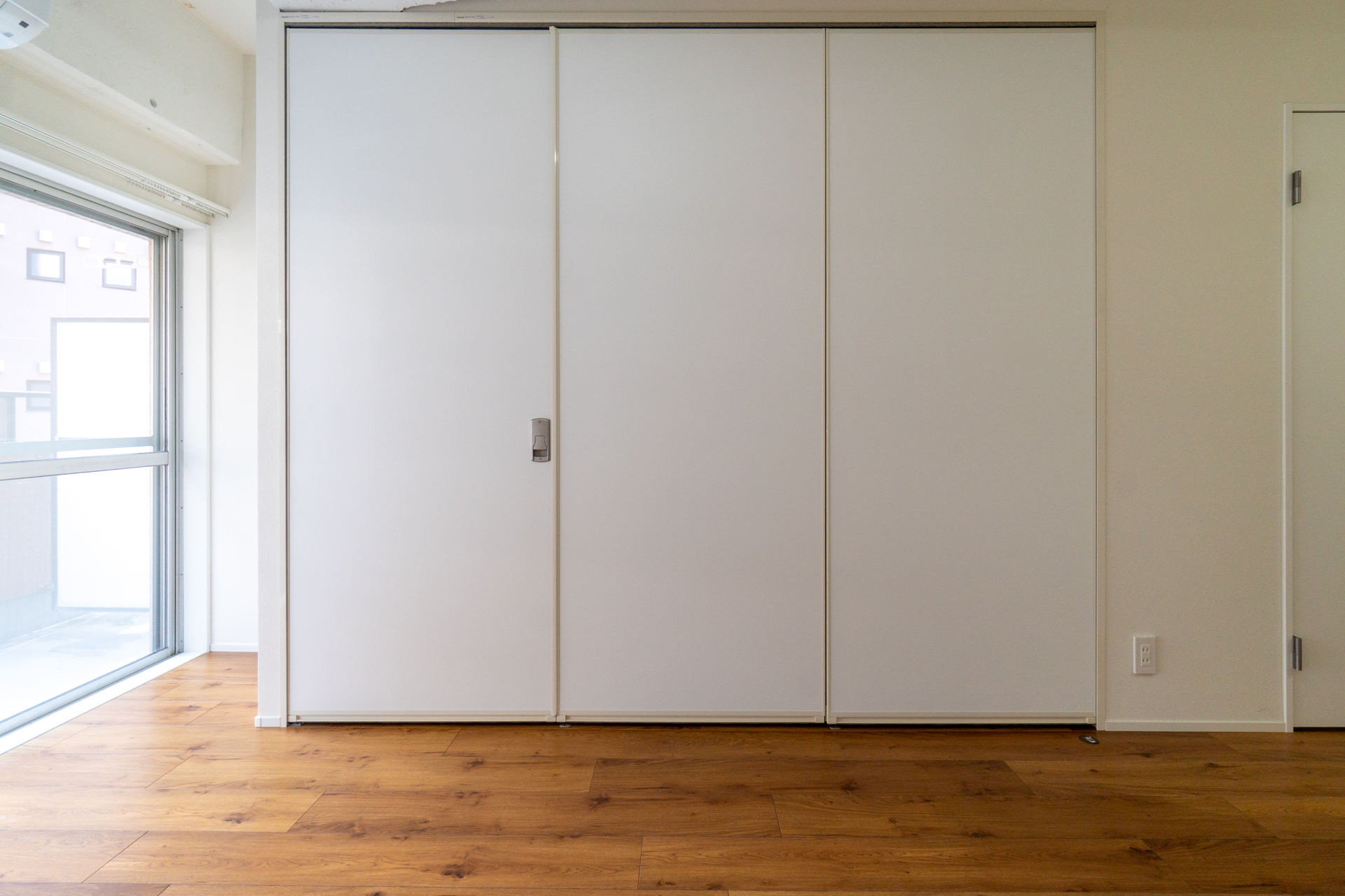 パーテーション全閉鎖