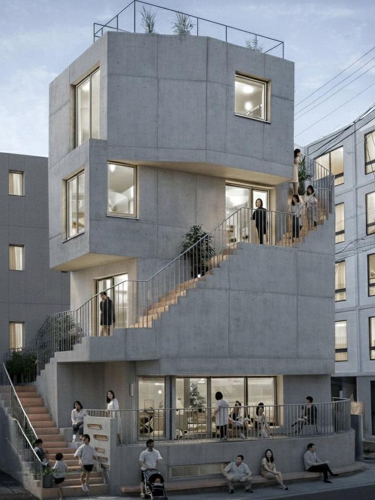 家族や、友人知人たちと待ち合わせの場所に