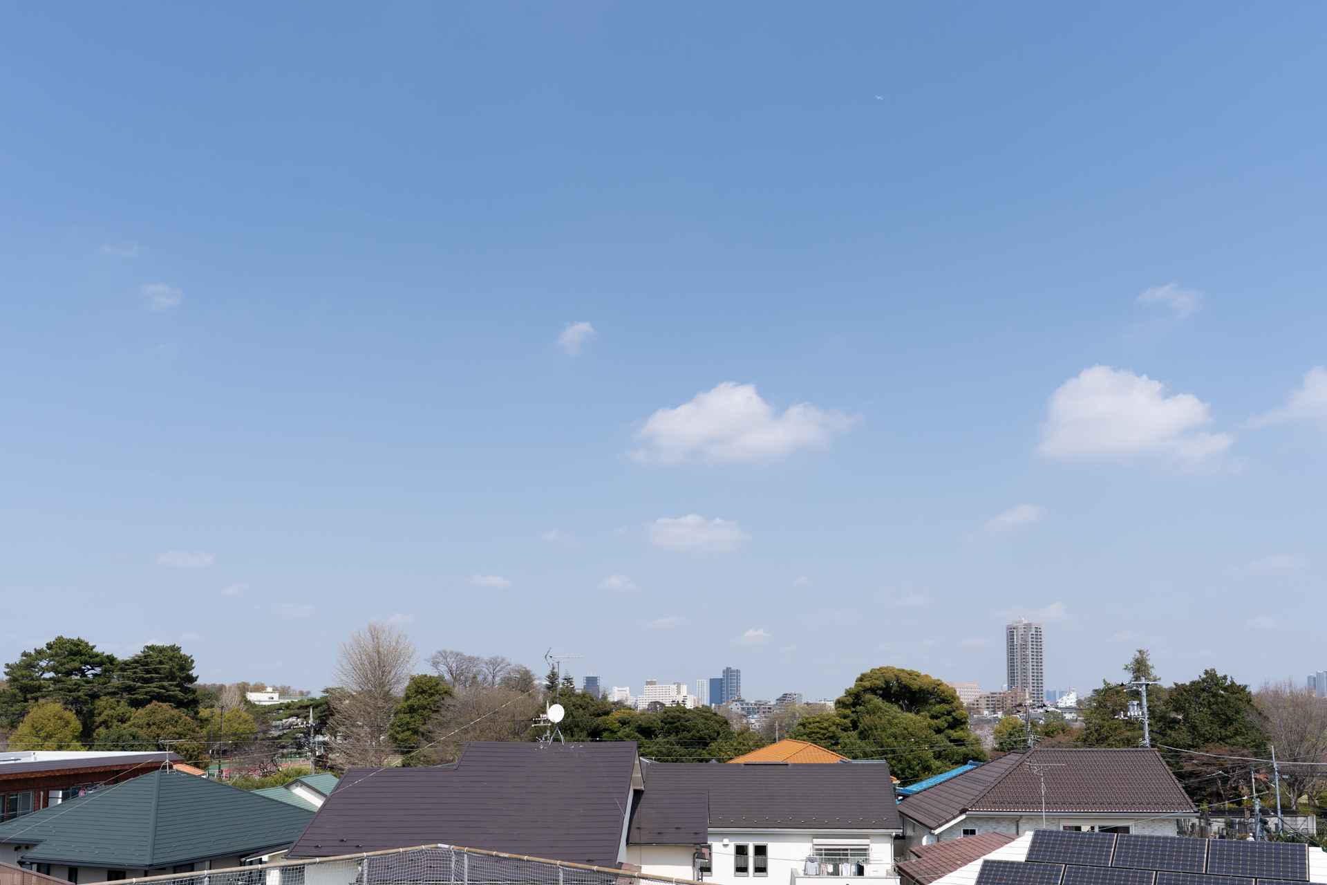 ルーフバルコニーからの景色