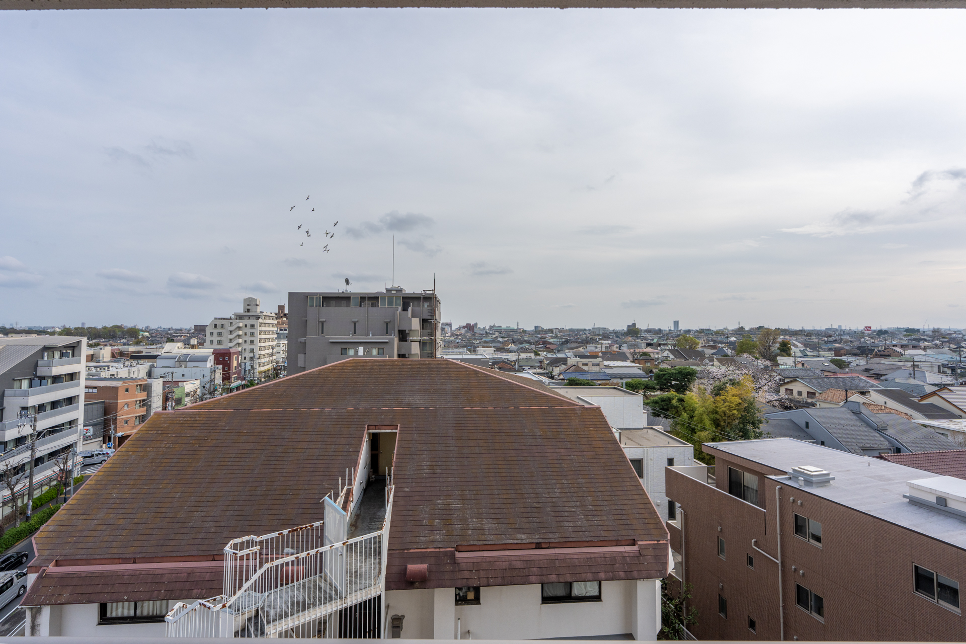 LDK前ベランダからの景色