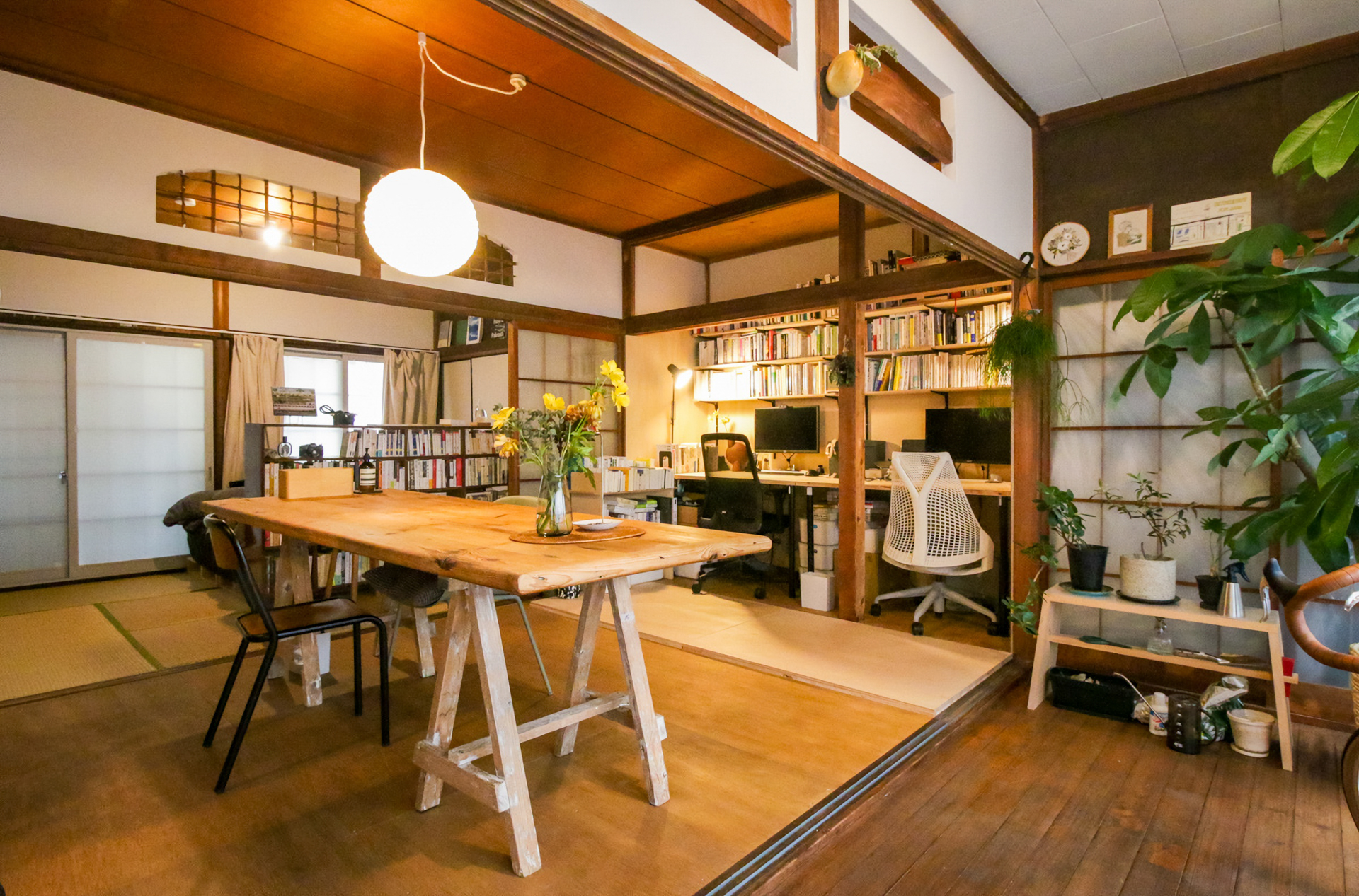 以前の入居者さんが暮らされていた際の参考写真。楽しげな様子が伝わってきます