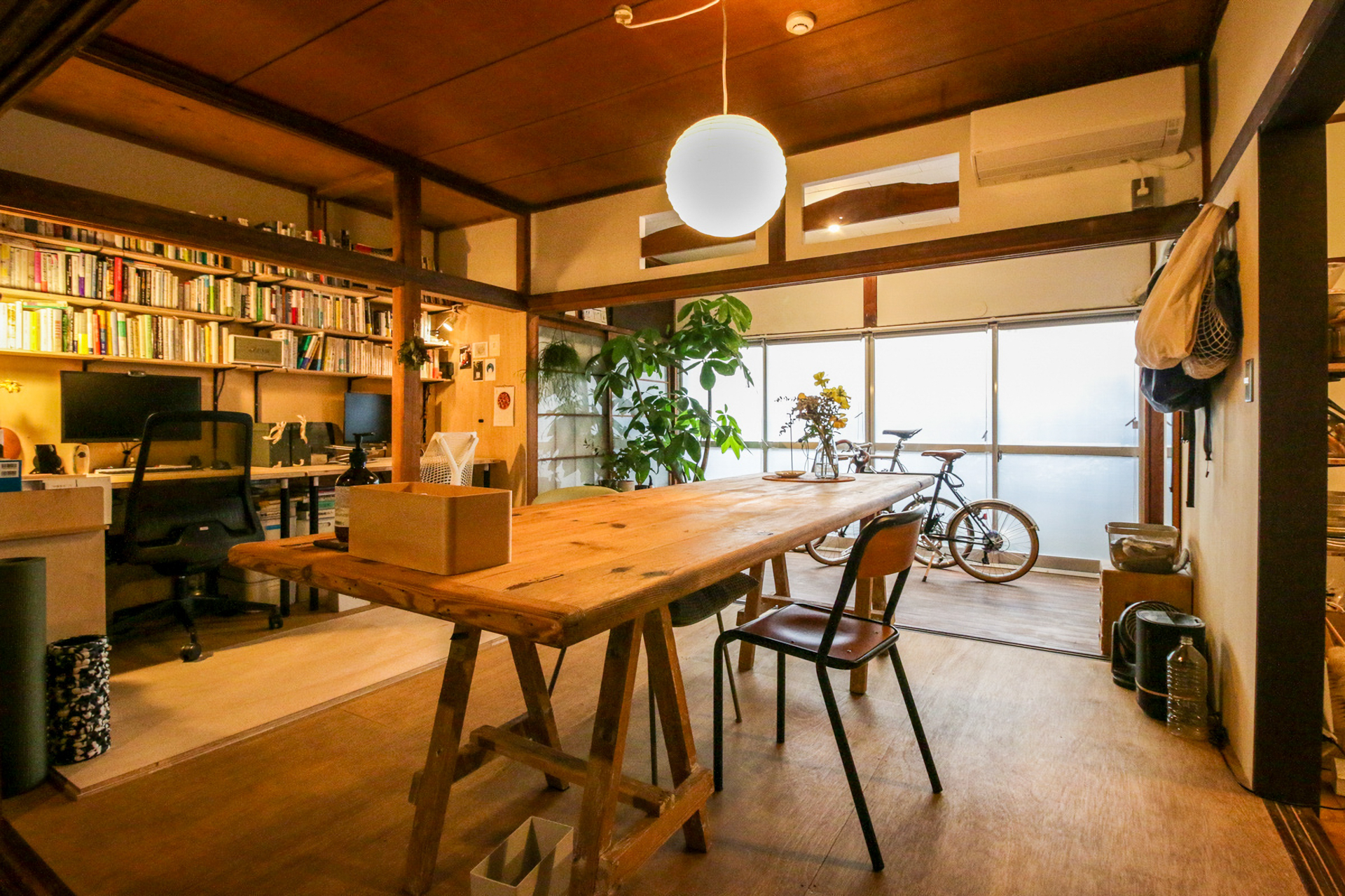 以前の入居者さんが暮らされていた際の参考写真。楽しげな様子が伝わってきます