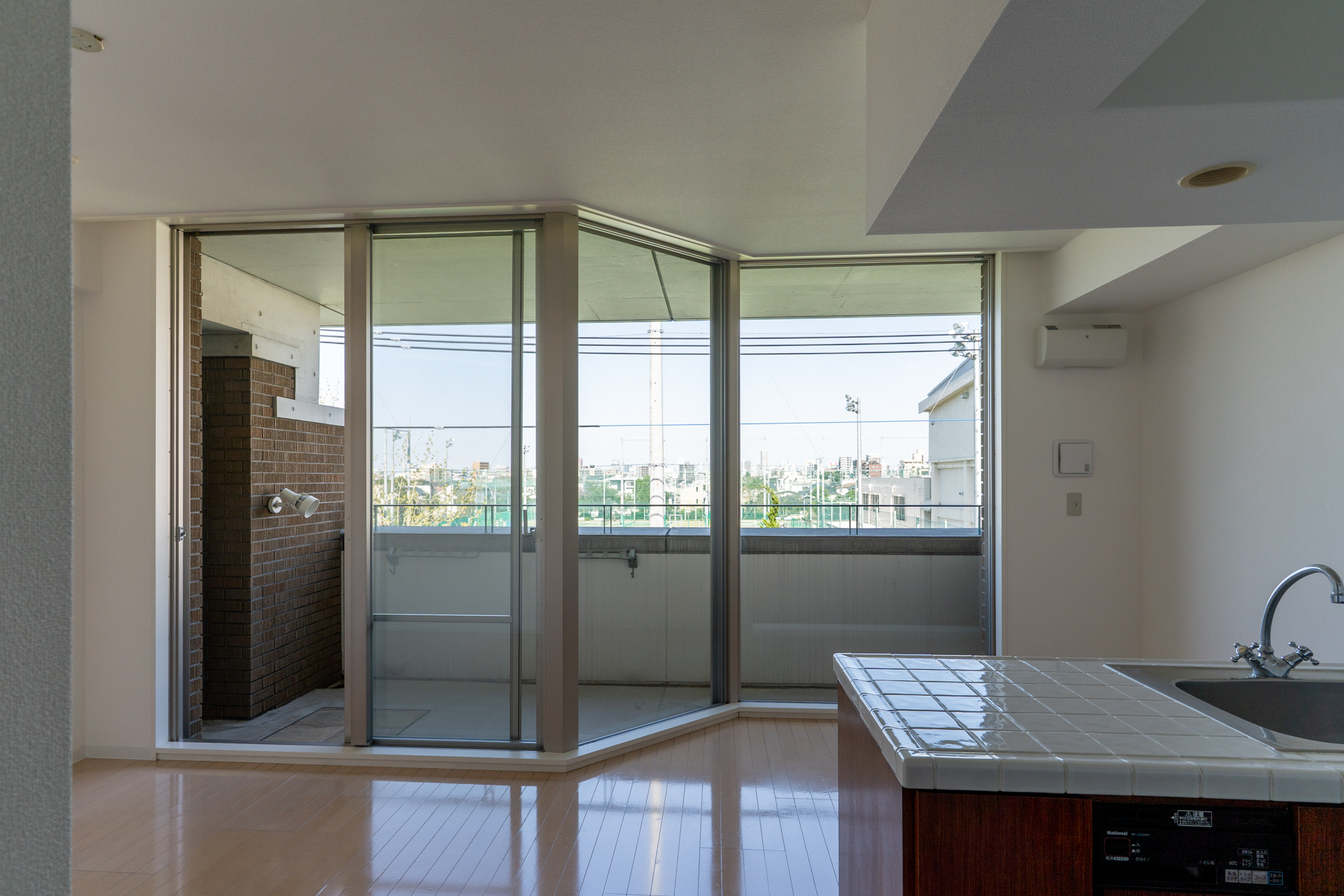 開放感ある大きな窓