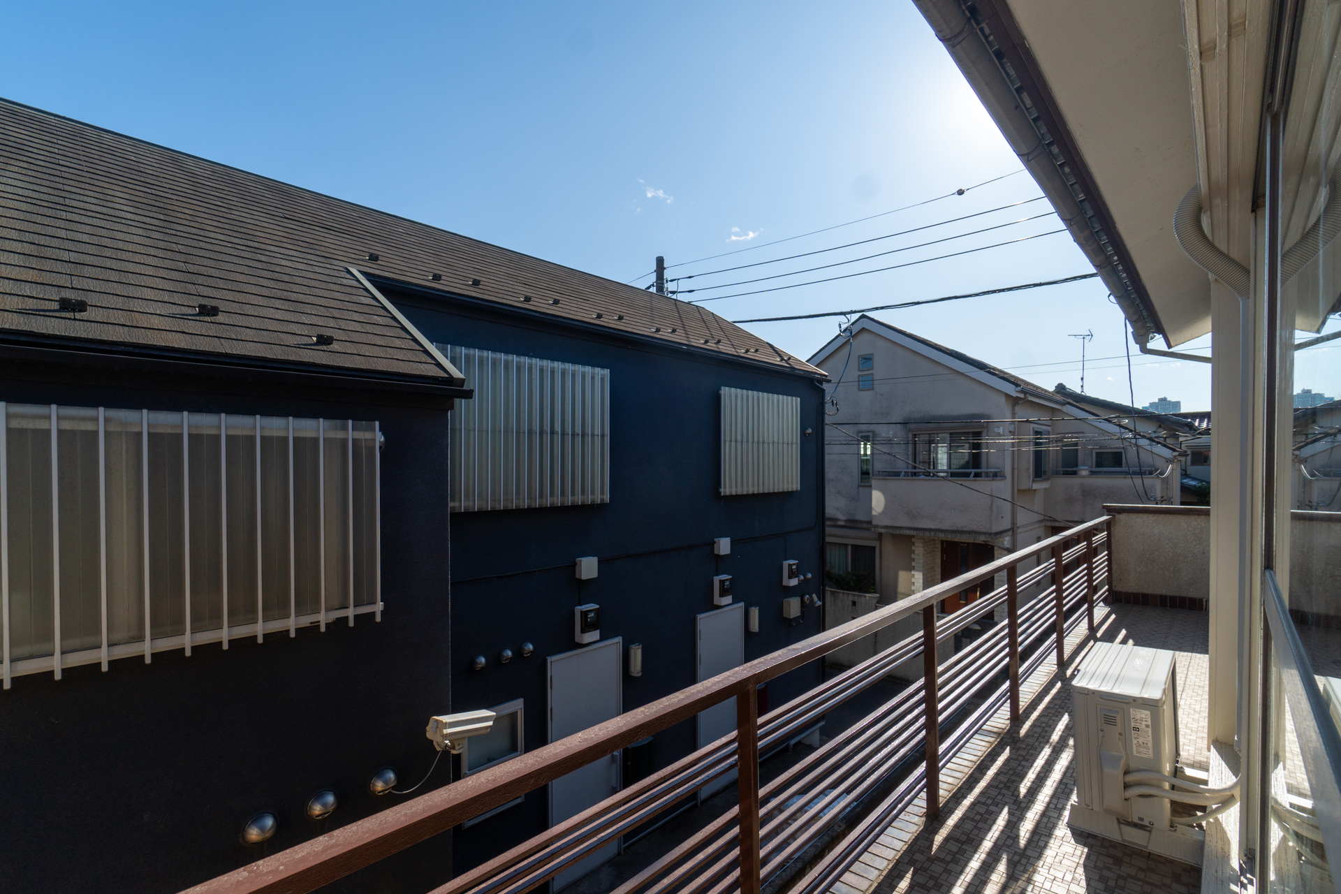 ベランダからの景色