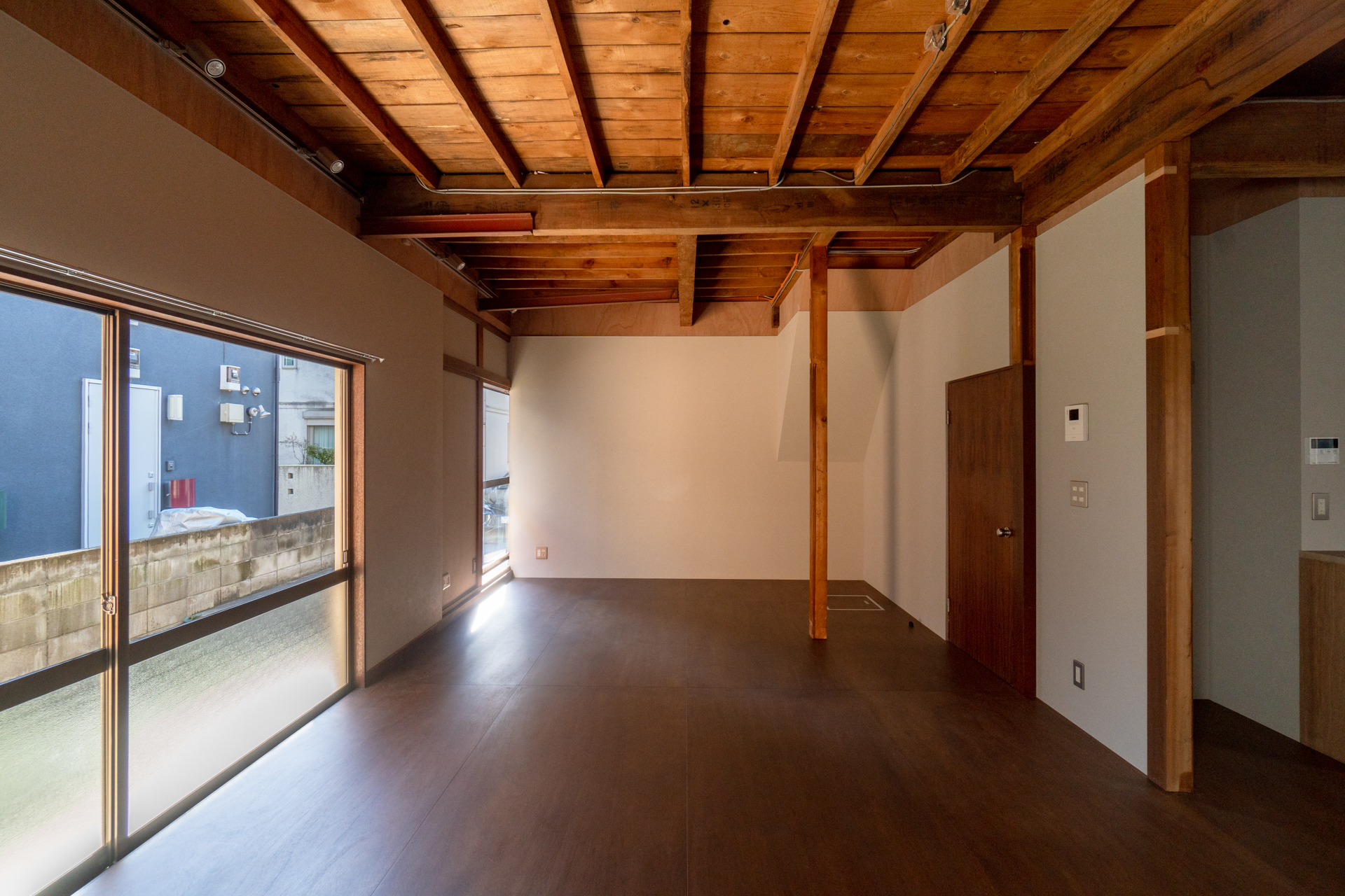 お庭に面したリビング