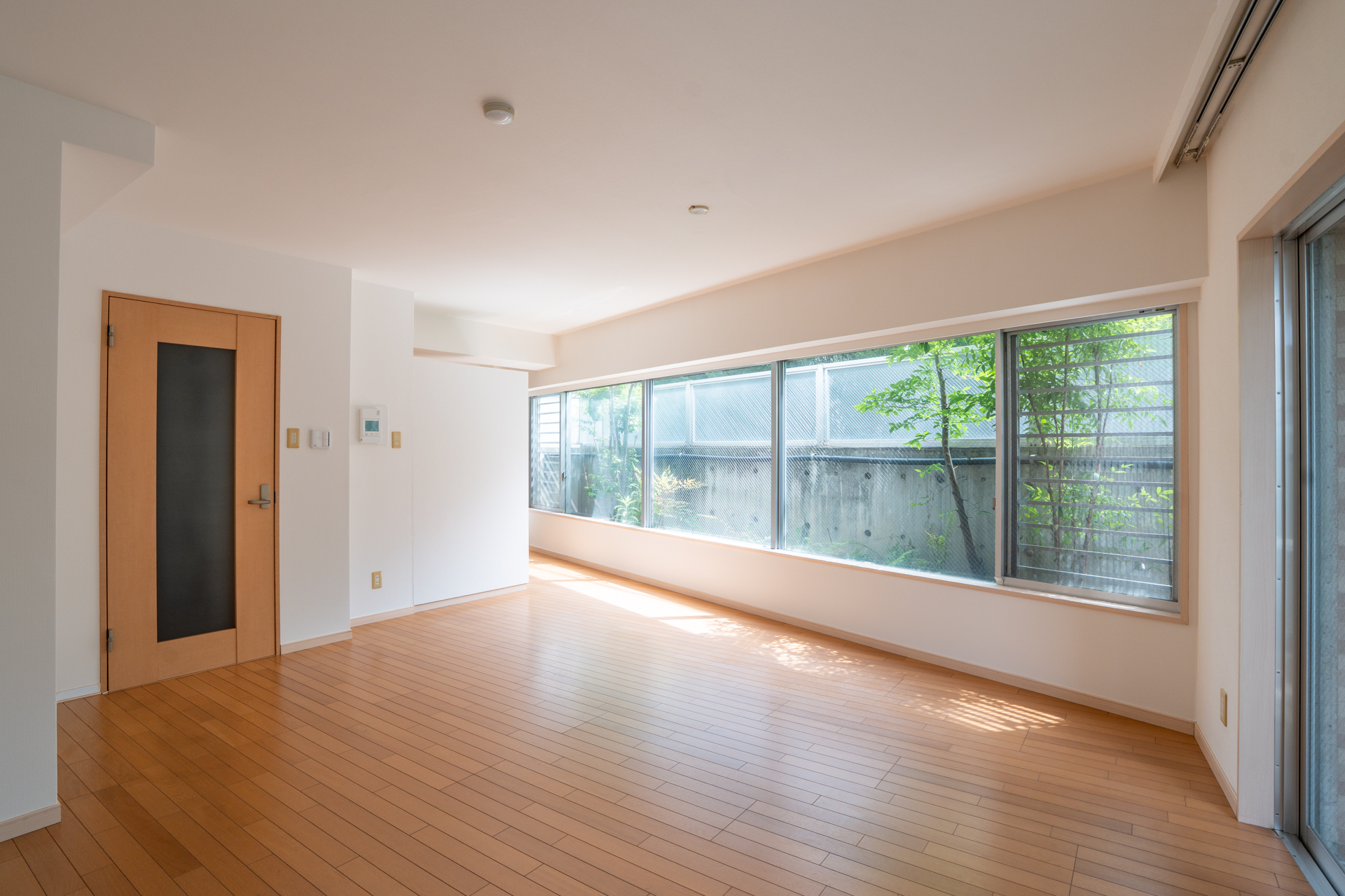 窓からの木漏れ日が気持ちいい