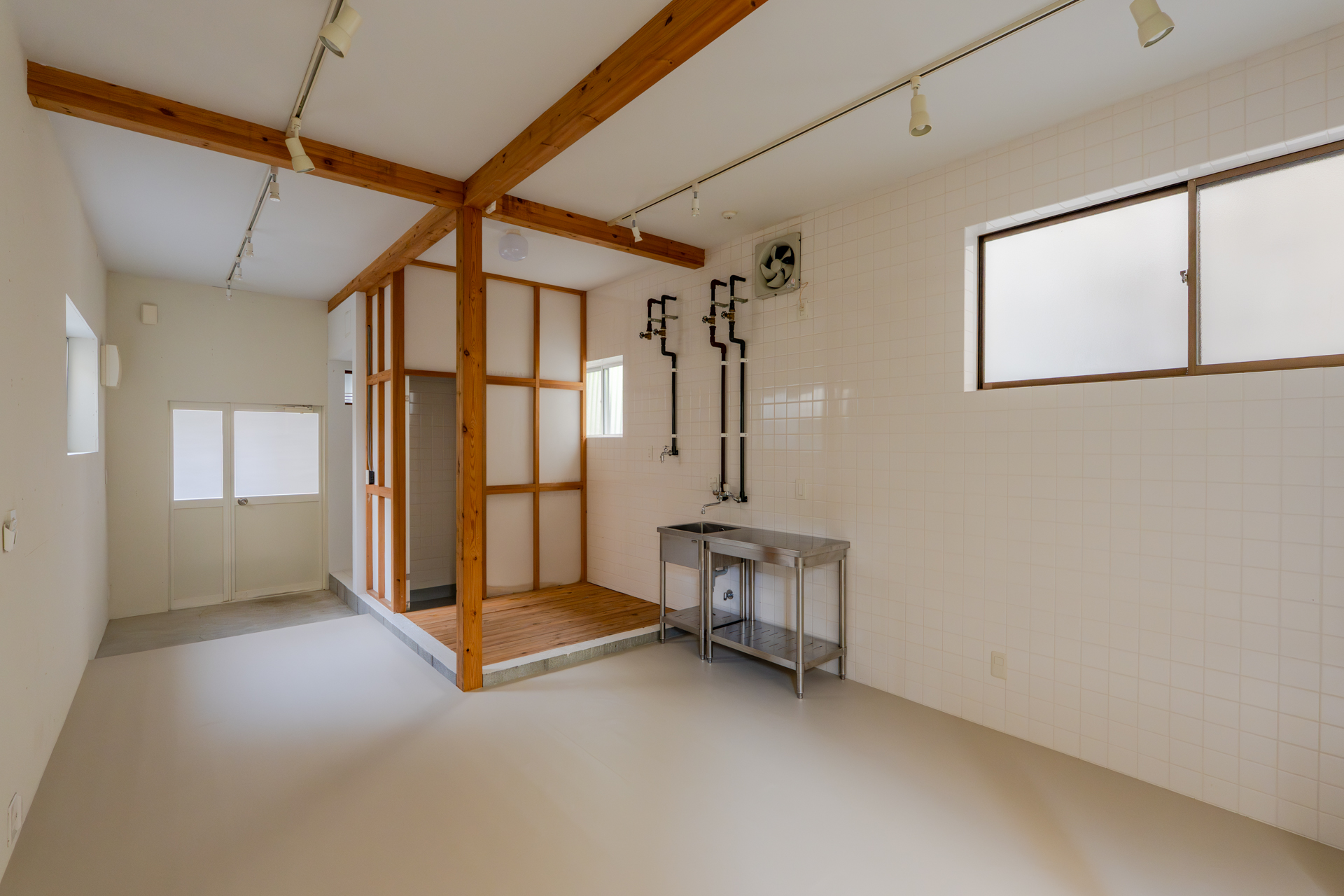 1階ですが人の視線を感じることはなく、こもれる雰囲気があります