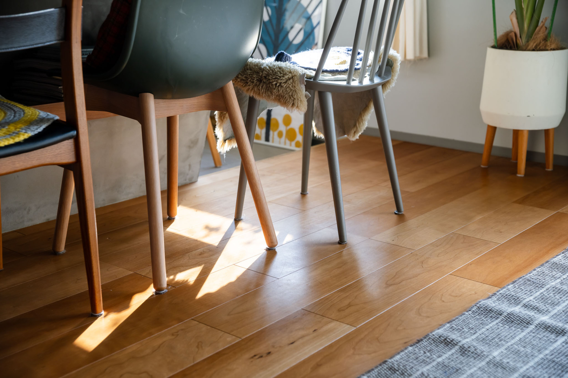 床はフローリング