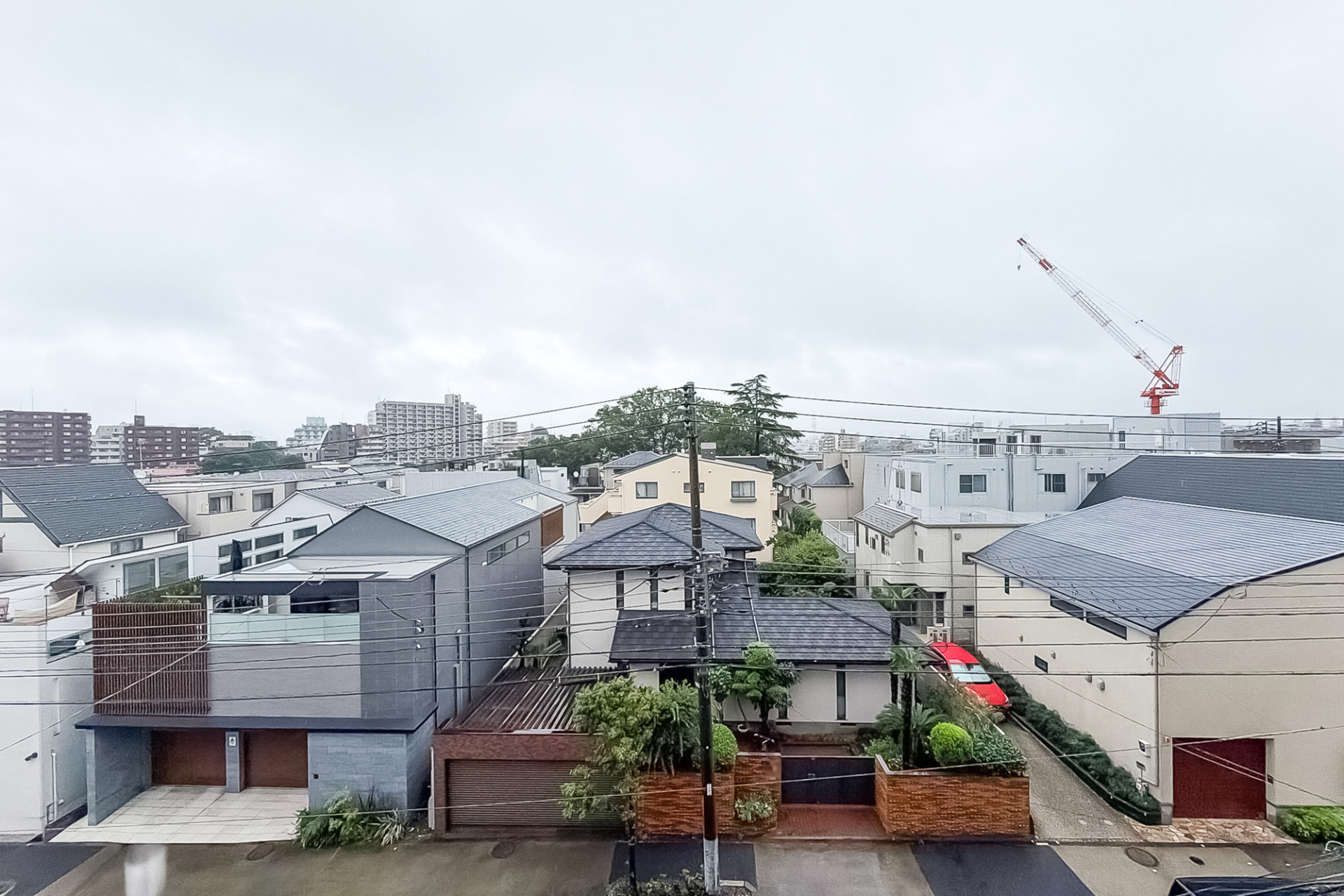 遮る建物がなく開放的