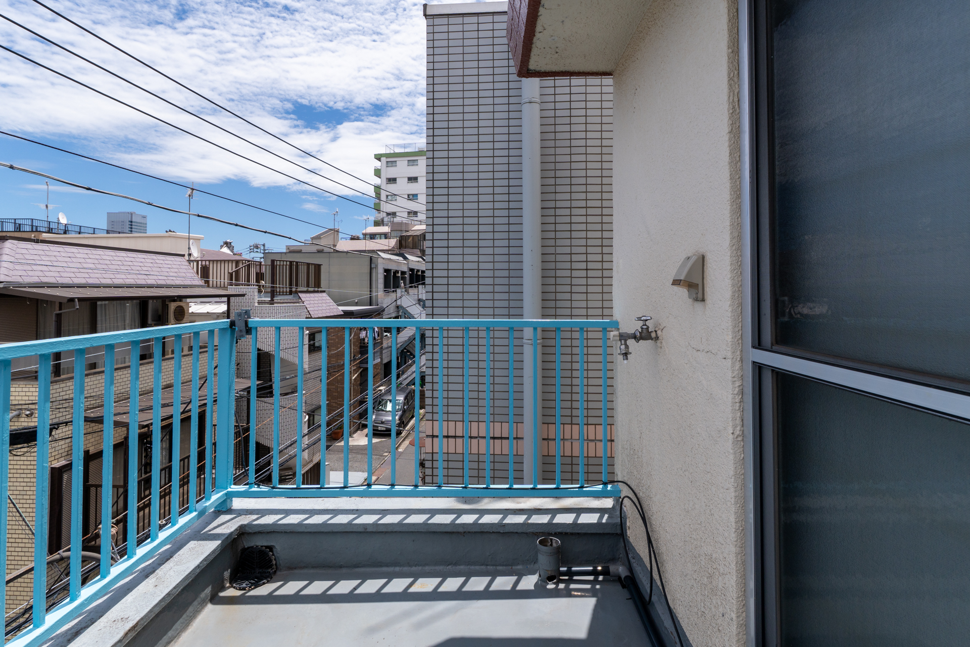 ここが洗濯機置き場です